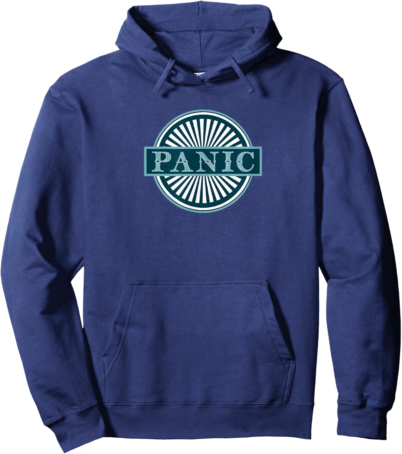 Panic Retro Vintage Style Jam Music Design Hoodie - Hoodie | Navy