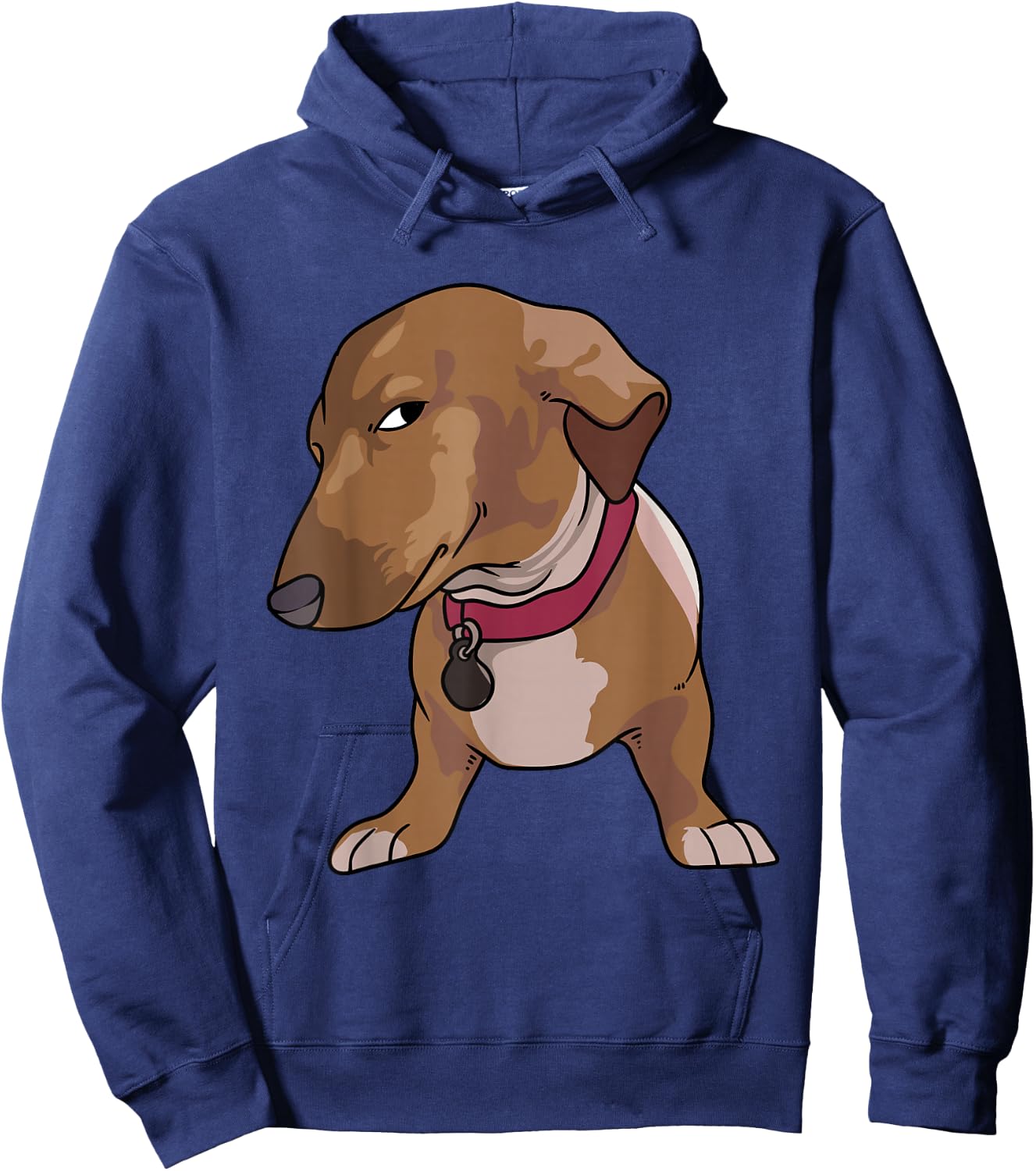 Side Eye Dog Meme Funny Dog Giving Side Eye Hoodie - Hoodie | Navy