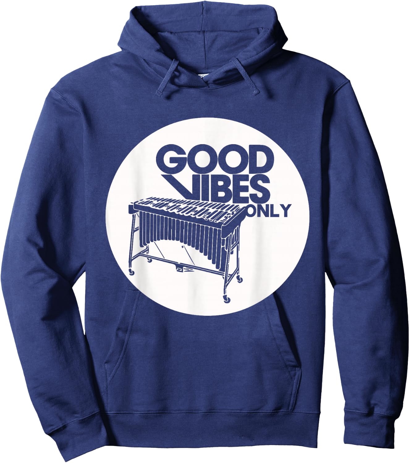 Vibraphone Good Vibes Only Vibraphonist & Marimba Player Hoodie - Hoodie | Navy