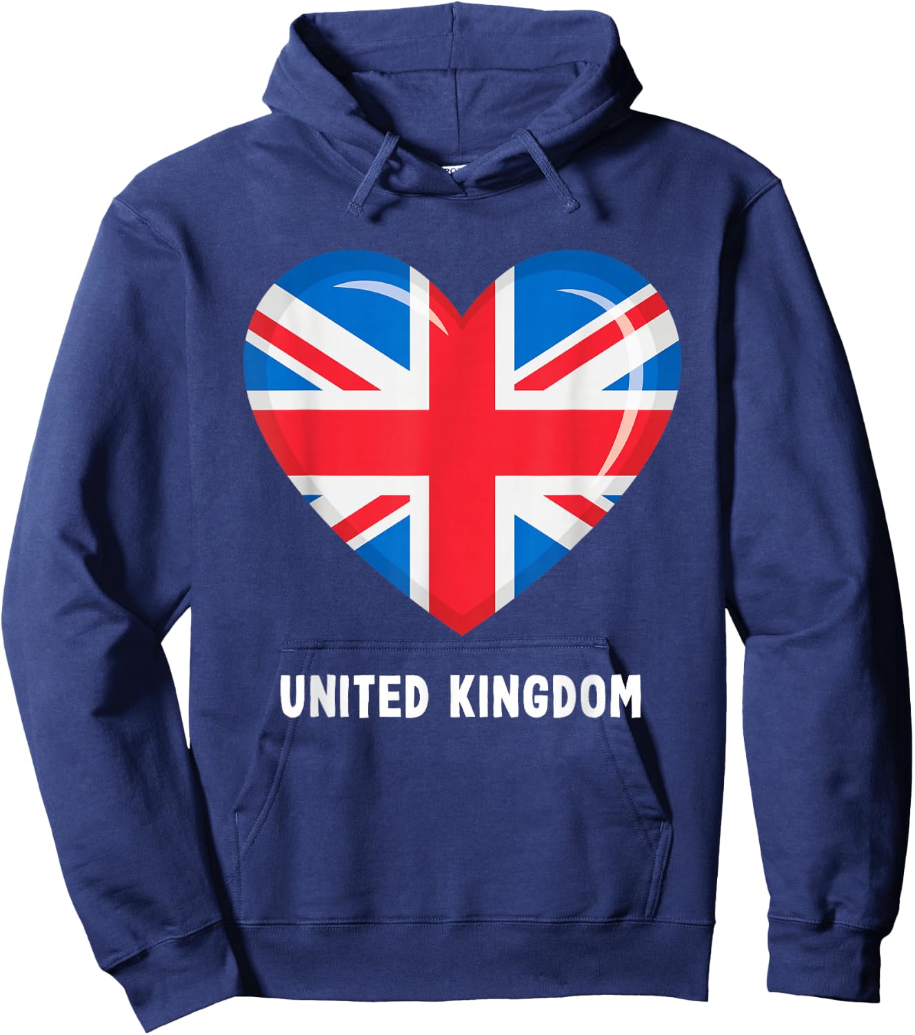 United Kingdom Flag Shirt | British Hoodie - Hoodie | Navy