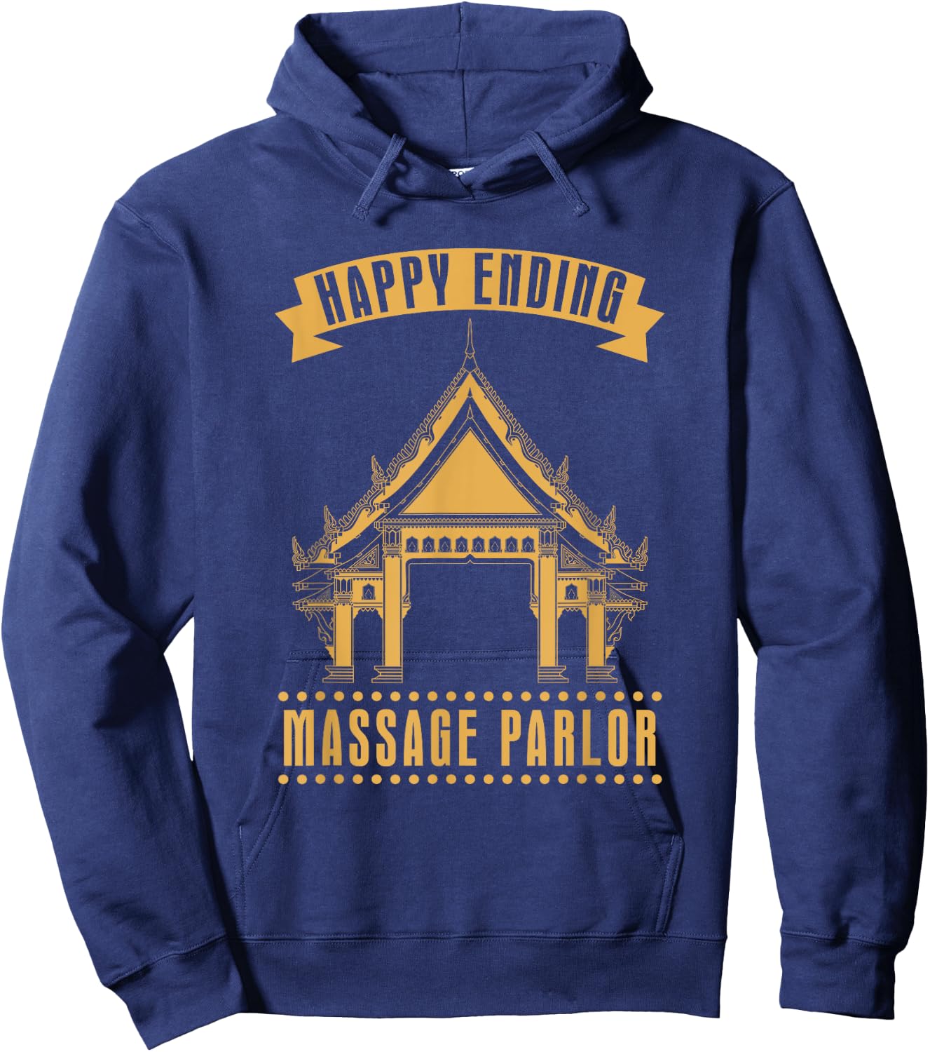 Funny Happy Ending Ladyboy Travel Gift Thailand Hoodie - Hoodie | Navy