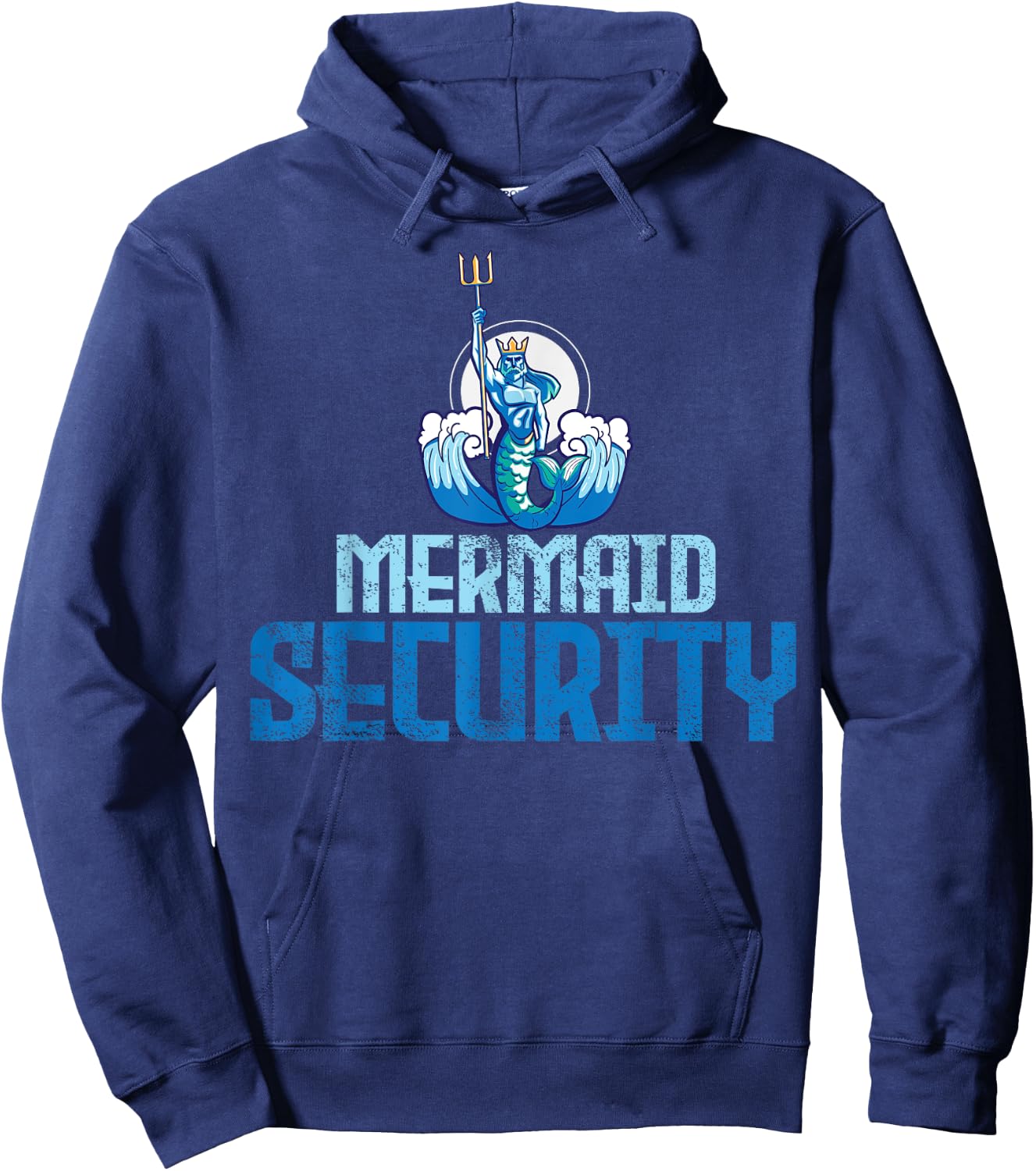 Mermaid Security Trident Gift Hoodie - Hoodie | Navy