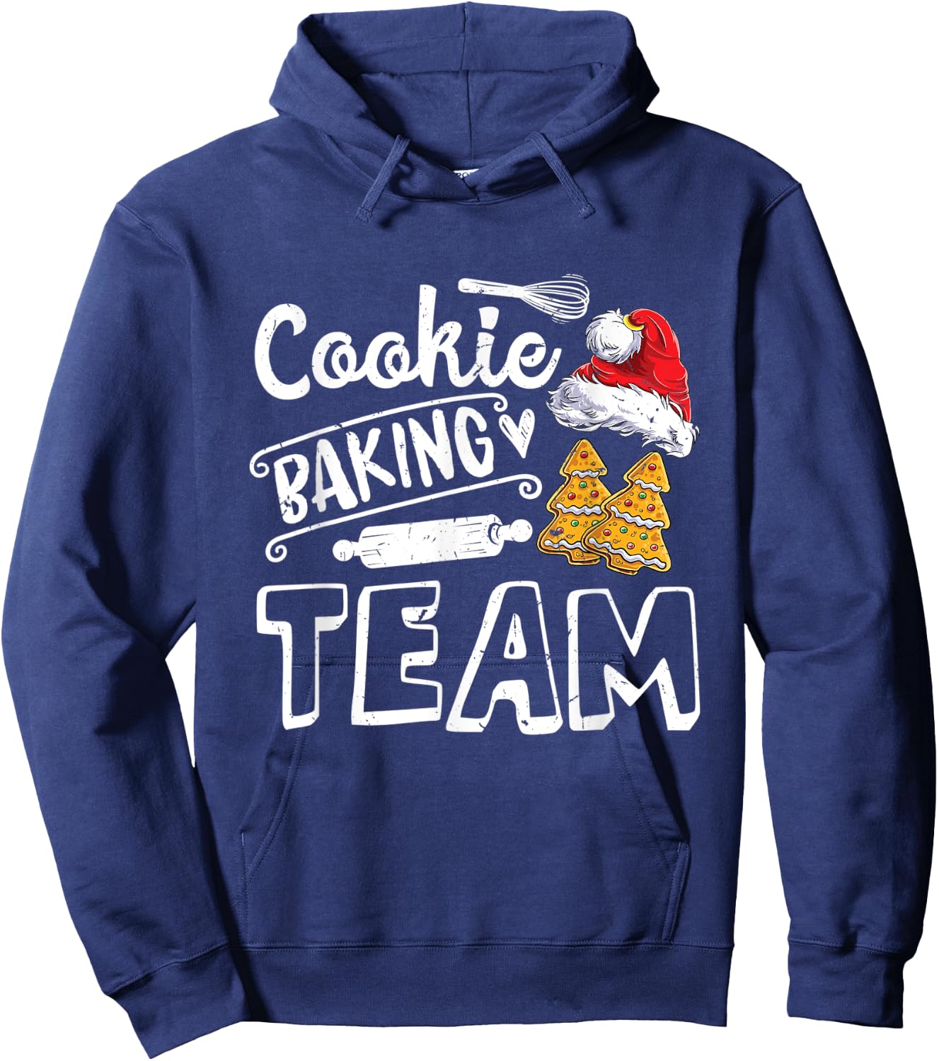 Cookie Baking Team Christmas Squad Xmas Crew m Gingerbread Hoodie - Hoodie | Navy