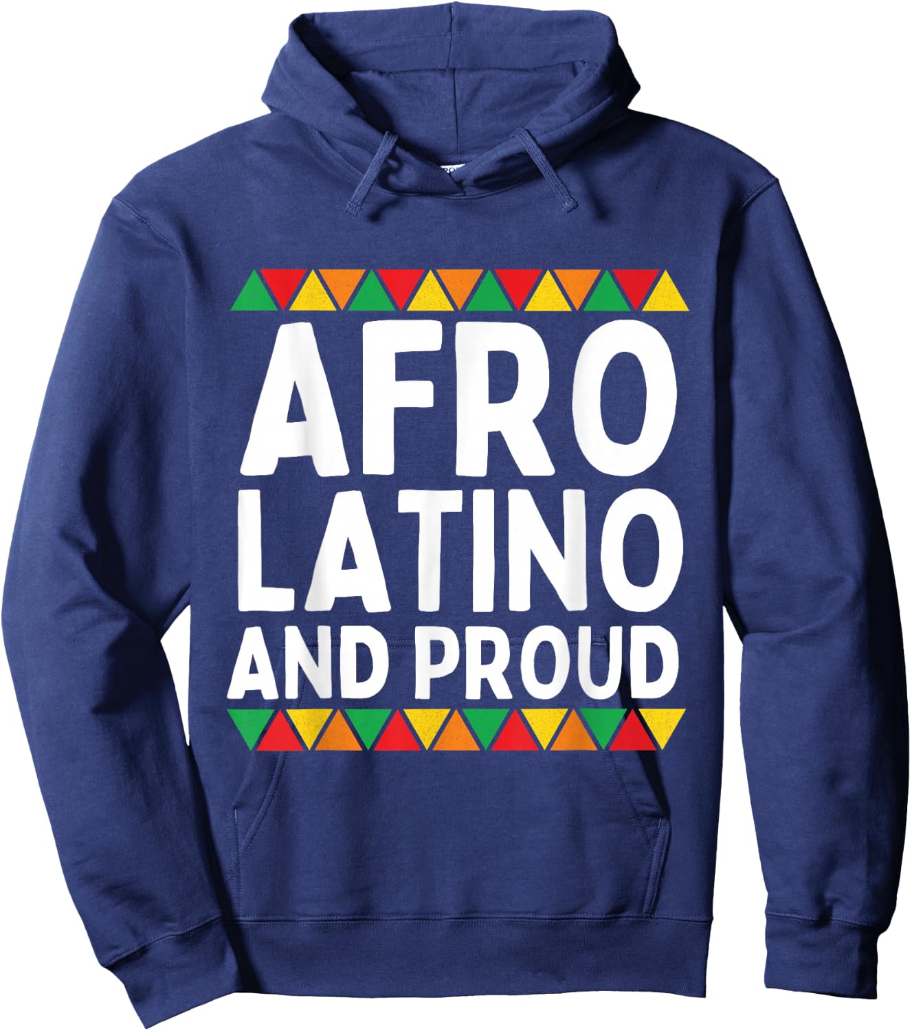 Afro Latino And Proud Black Women Latina African Pride Hoodie - Hoodie | Navy