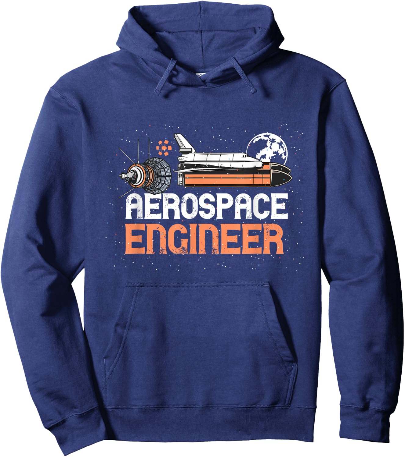 Aerospace Engineer Aeronautical Engineer Space Man Hoodie - Hoodie | Navy
