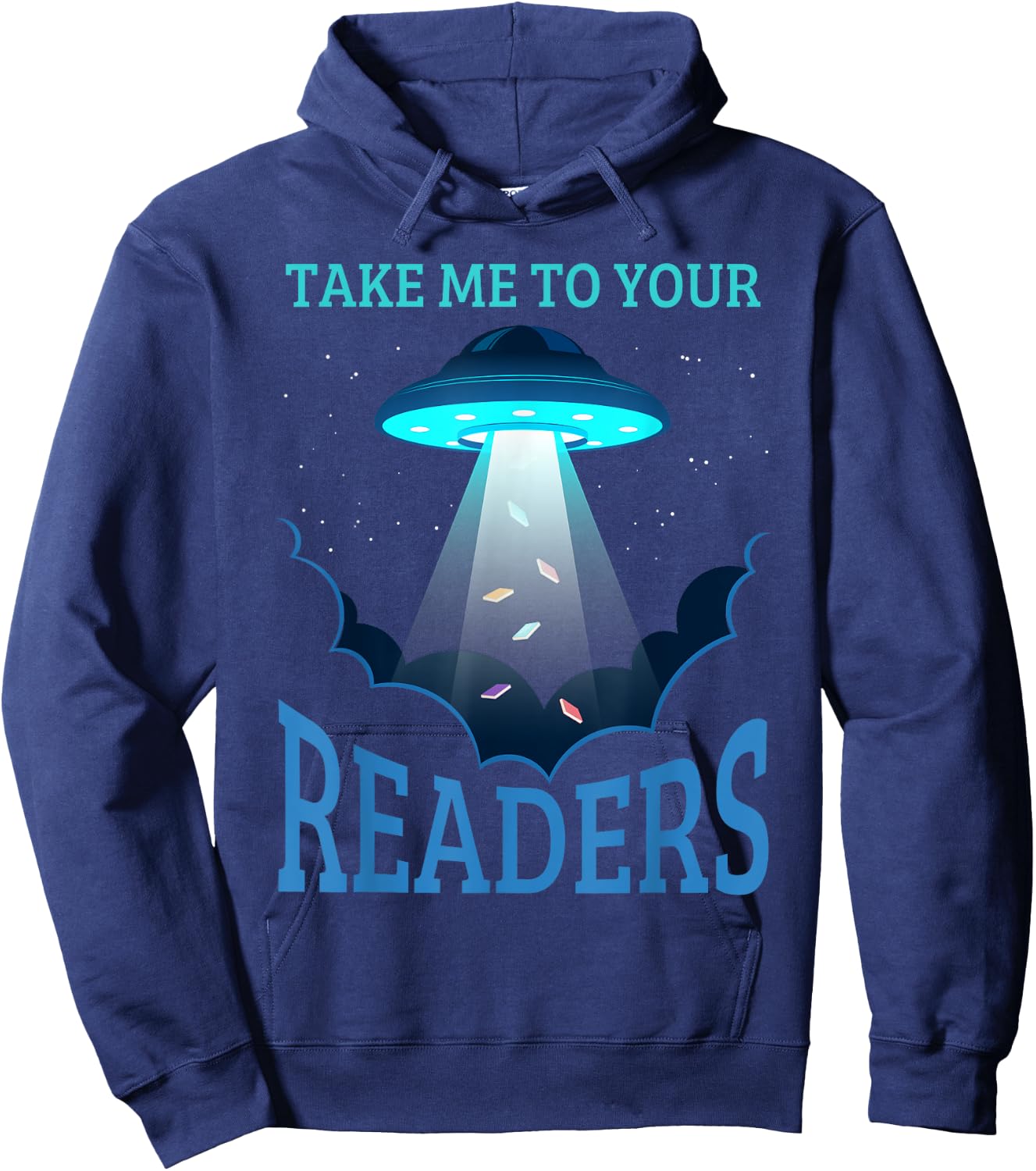 Take Me To Your Reader Book Nerd Reading Lover Funny Hoodie - Hoodie | Navy