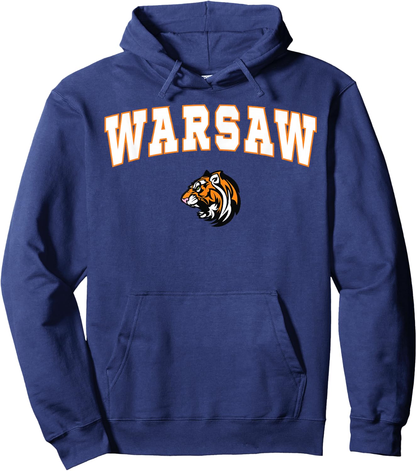 Warsaw High School Tigers Hoodie - Hoodie | Navy