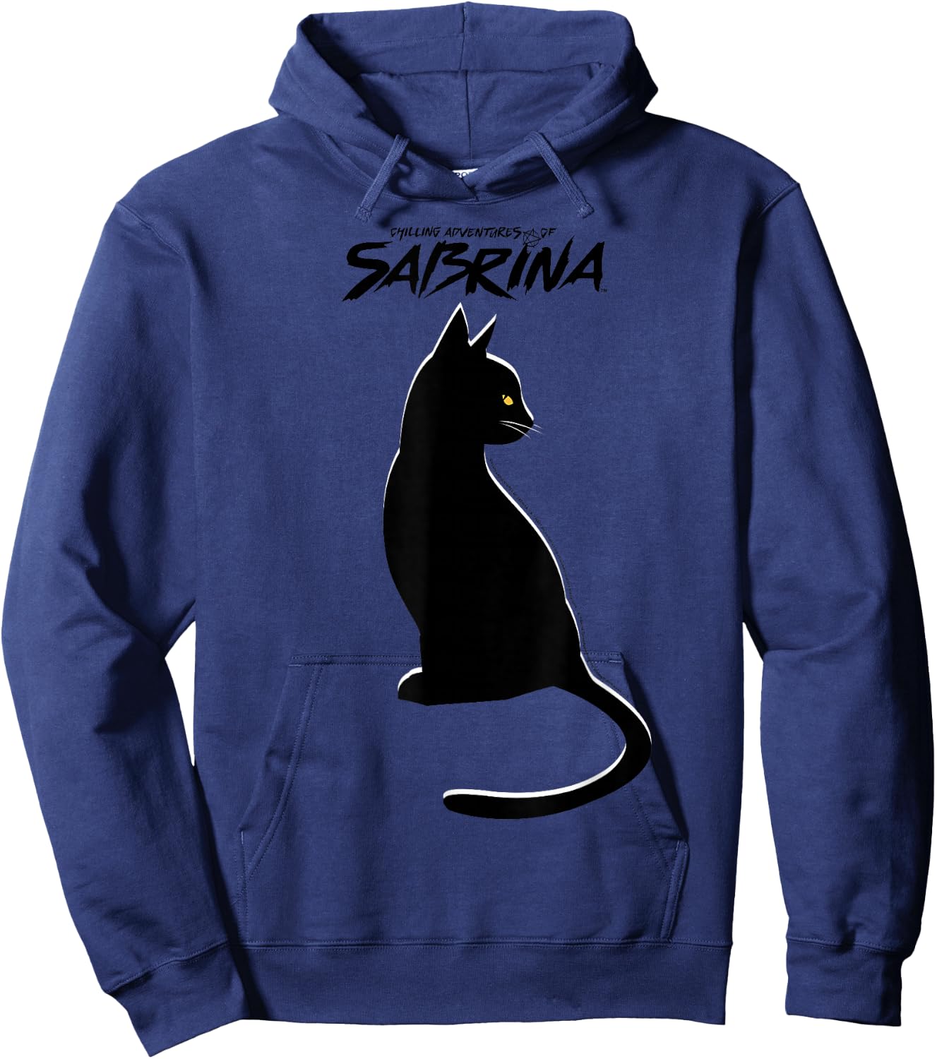 The Chilling Adventures Of Sabrina Salem Text Portrait Hoodie - Hoodie | Navy