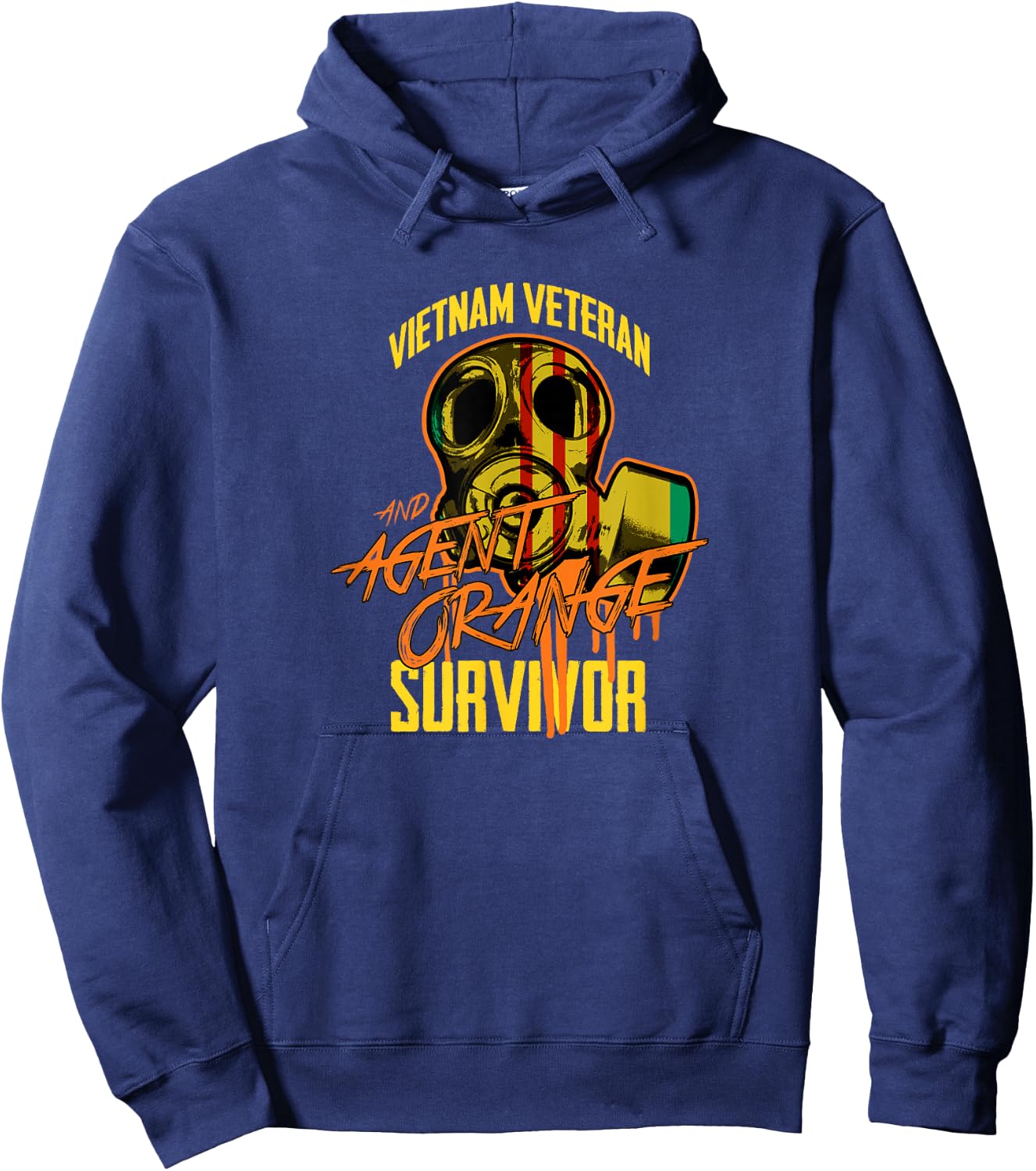Agent Orange Survivor Hoodie - Hoodie | Navy