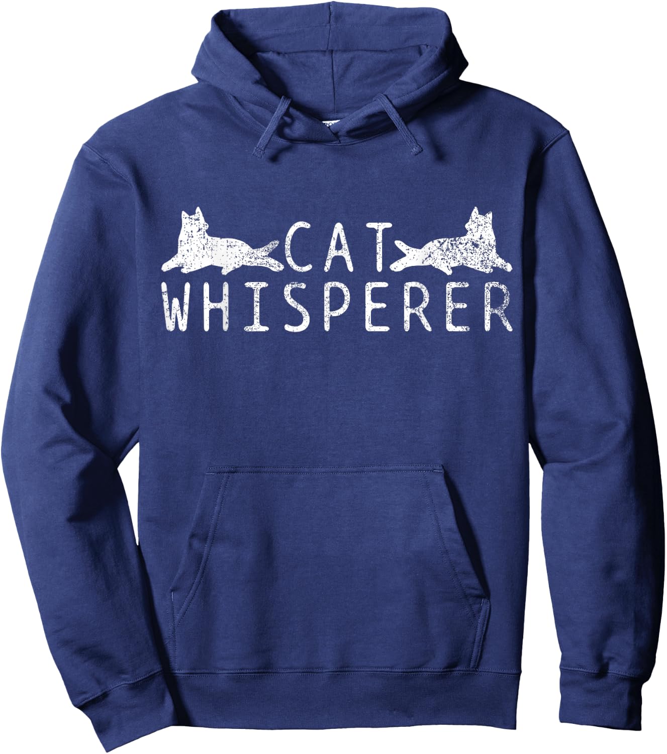 Cat Whisperer Hoodie - Hoodie | Navy