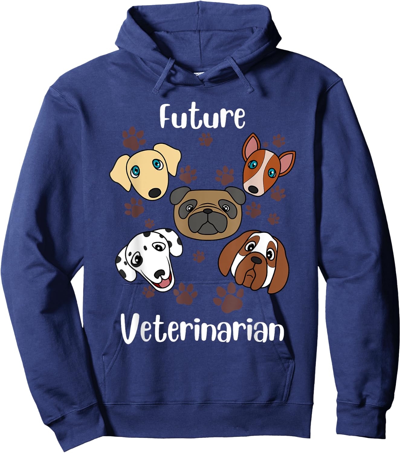 Funny Future Veterinarian Gift | Cute Aspiring Vets Kids Hoodie - Hoodie | Navy