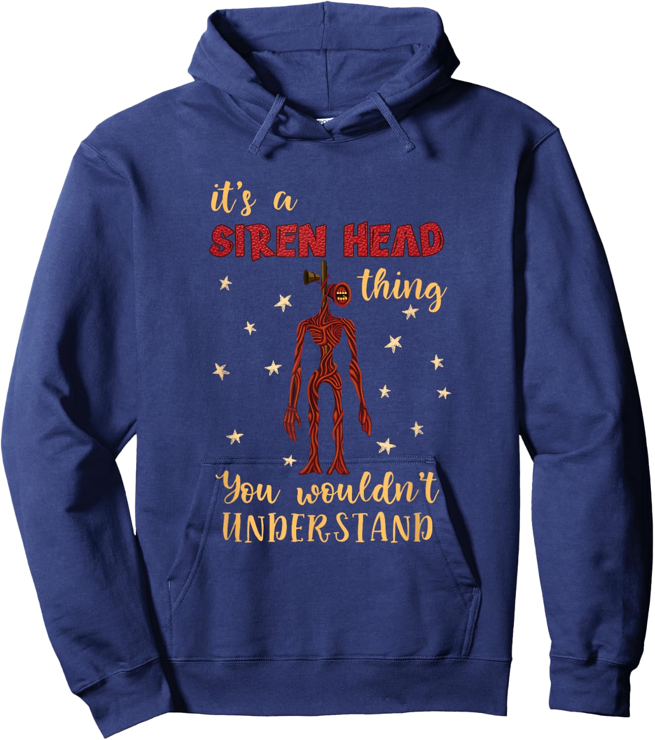 American Cryptid Siren Head Kids Hoodie - Hoodie | Navy