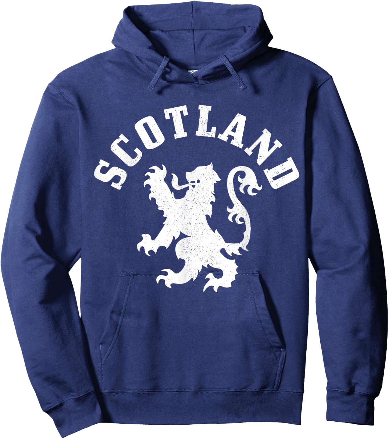 Scotland Vintage Lion Scotland Pride Gift UK Hoodie - Hoodie | Navy