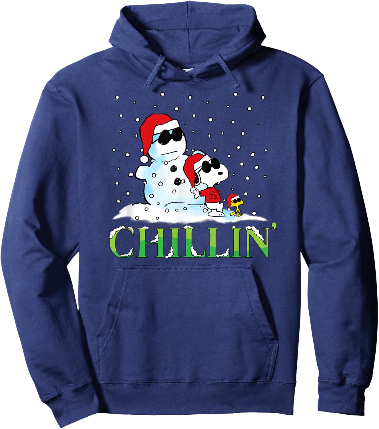 Peanuts Holiday Snoopy Chillin Hoodie - Hoodie | Navy