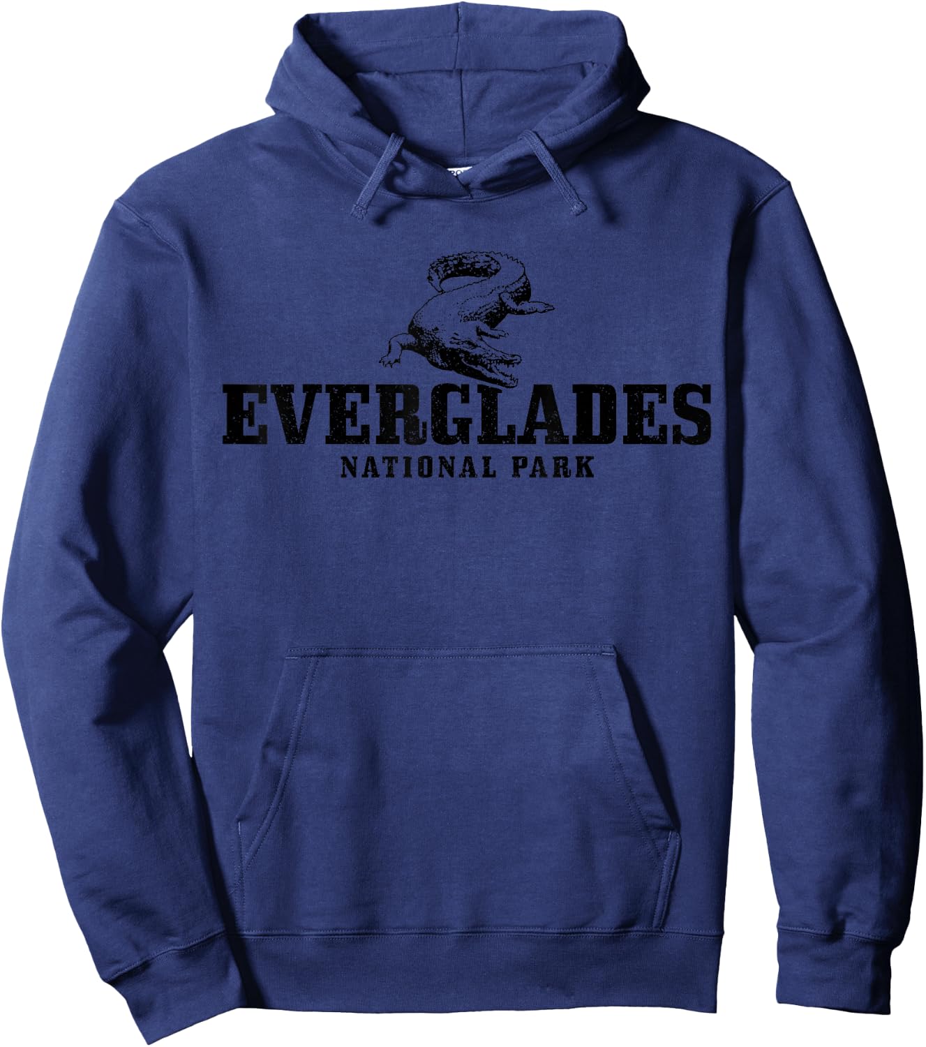 Everglades National Park USA Crocodile Florida Souvenir Hoodie - Hoodie | Navy