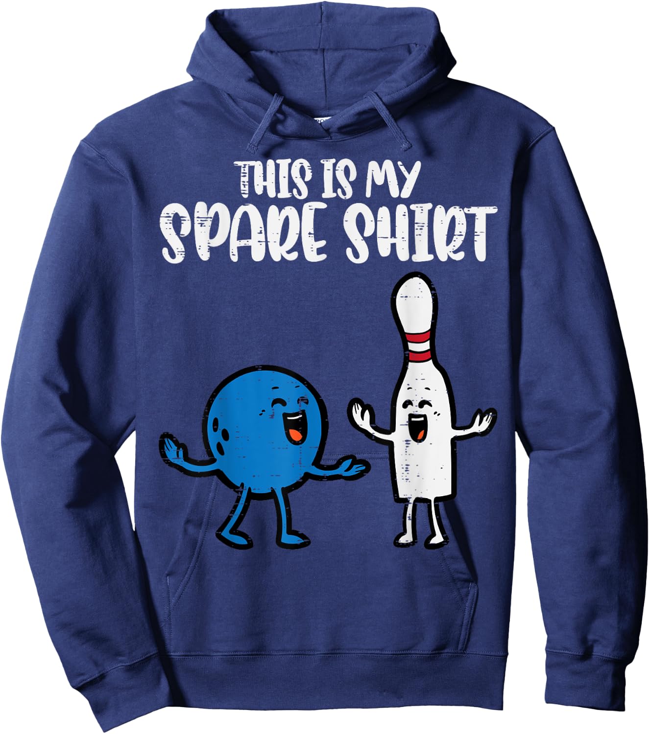 Bowling This Is My Spare Shirt Bowler Kids Boys Girl Toddler Hoodie - Hoodie | Navy