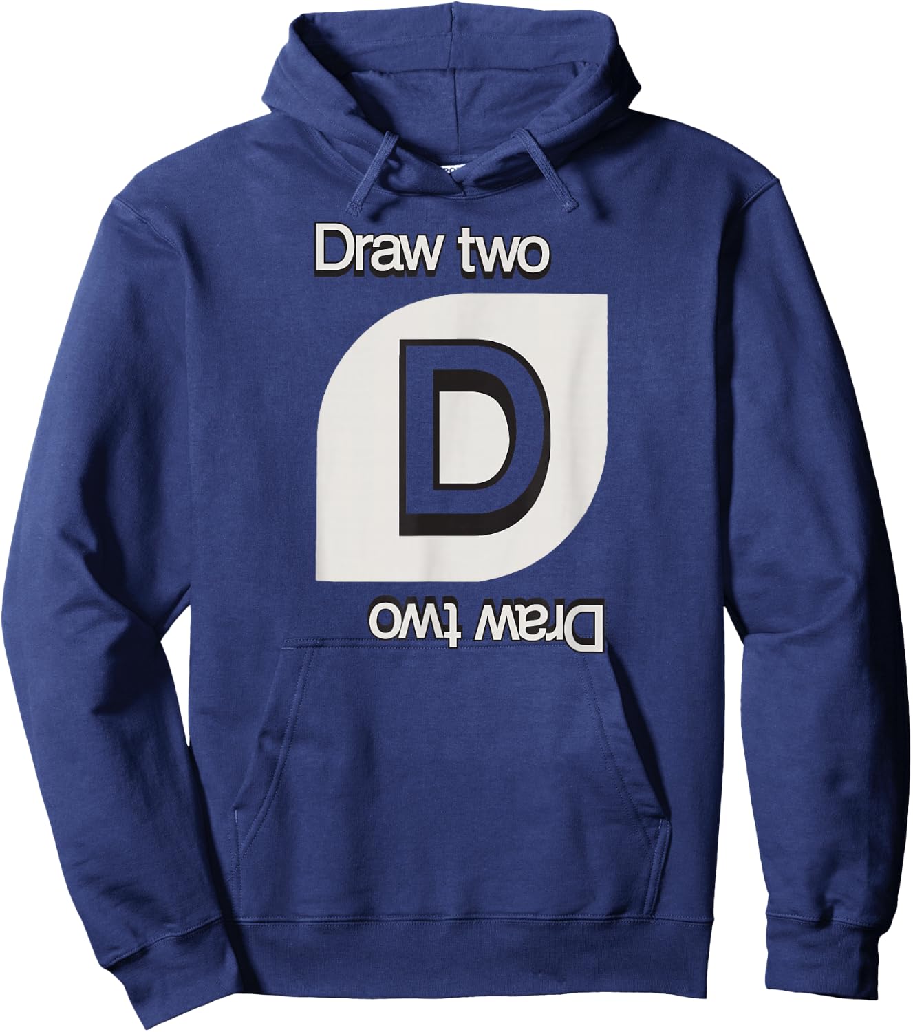 UNO - Draw Two Card Hoodie - Hoodie | Navy
