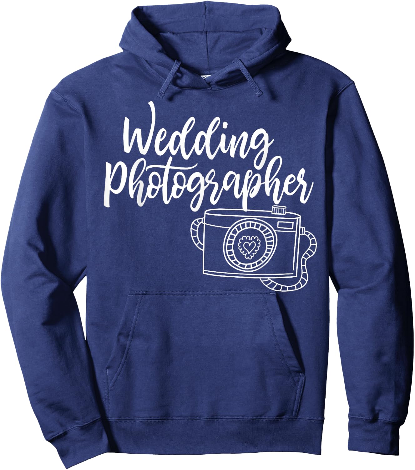 Cute Wedding Photographer - Bridal Photography Design Hoodie - Hoodie | Navy