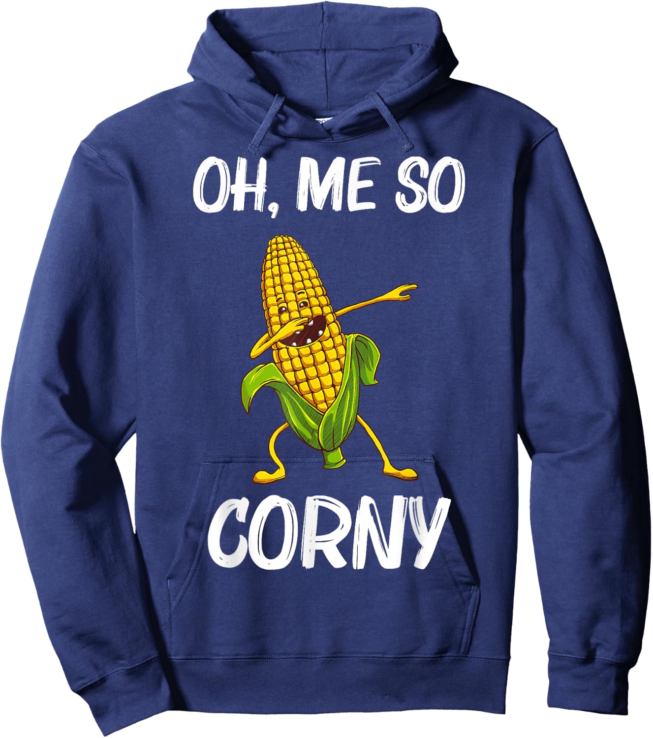 Funny Corn Gift Women Corn On The Cob Costume Farmer Hoodie - Hoodie | Navy