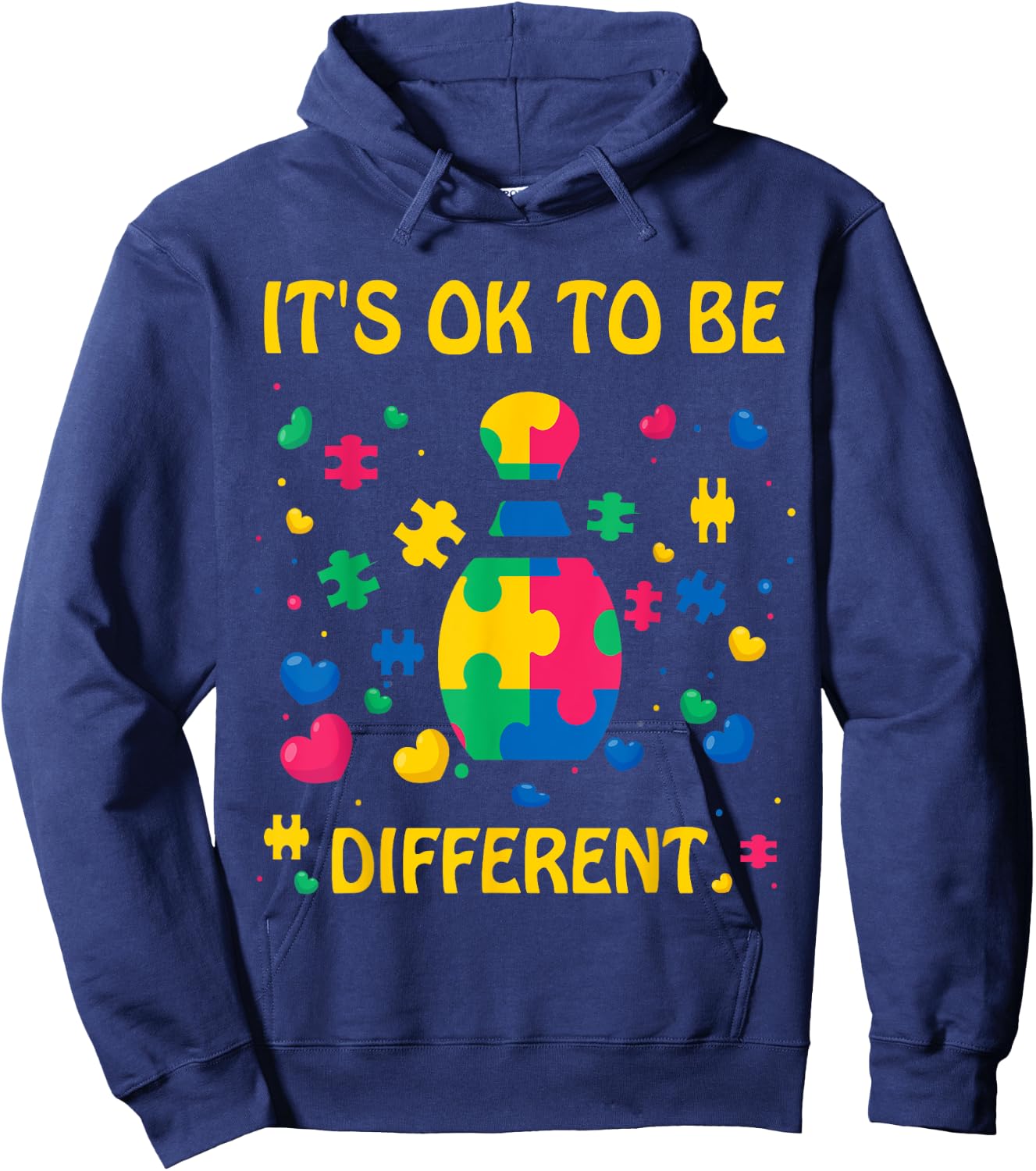 World Autism Month April 2021 Bowling Kid Mom Dad Lover Hoodie - Hoodie | Navy
