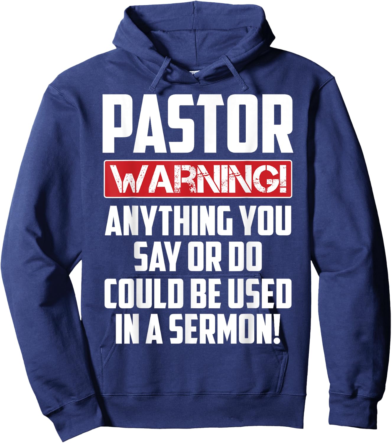 Funny Pastor Gift Religious Preachers Men Women Church Hoodie - Hoodie | Navy