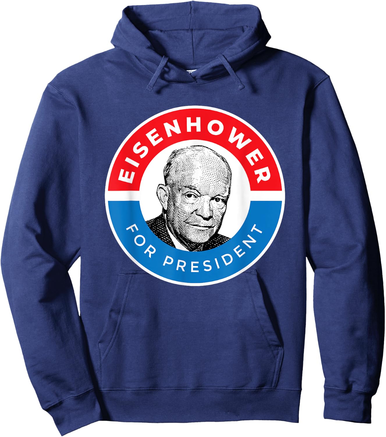 President Ike General Dwight Eisenhower Hoodie - Hoodie | Navy