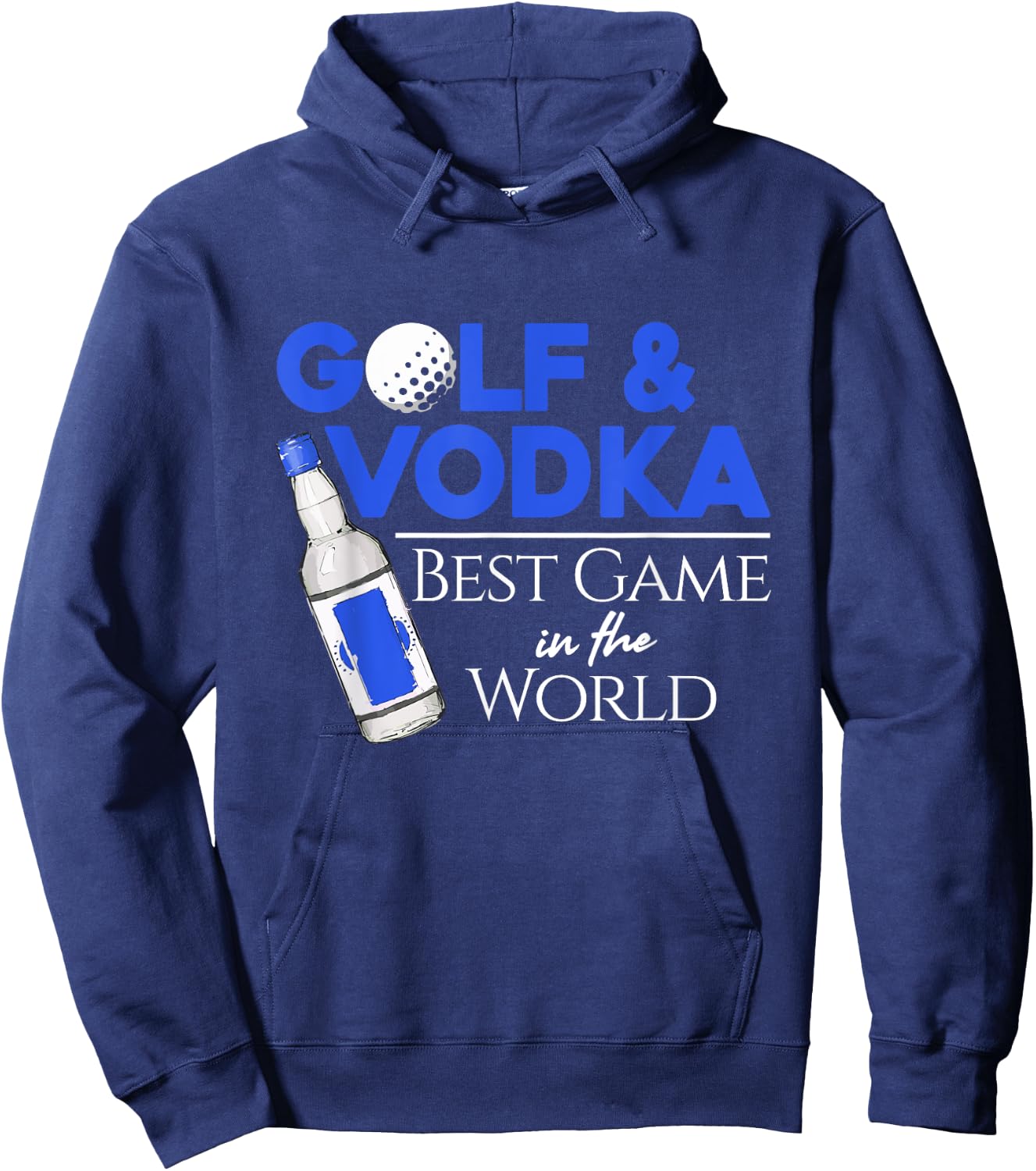 Golf and Vodka - Best Team Playing Golf Hoodie - Hoodie | Navy