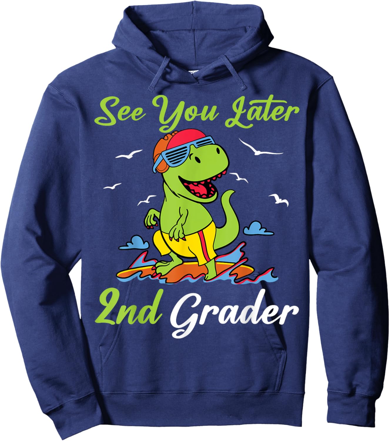 See You Later second 2nd Grader Last Day Of School Teacher Women Kids Hoodie - Hoodie | Navy