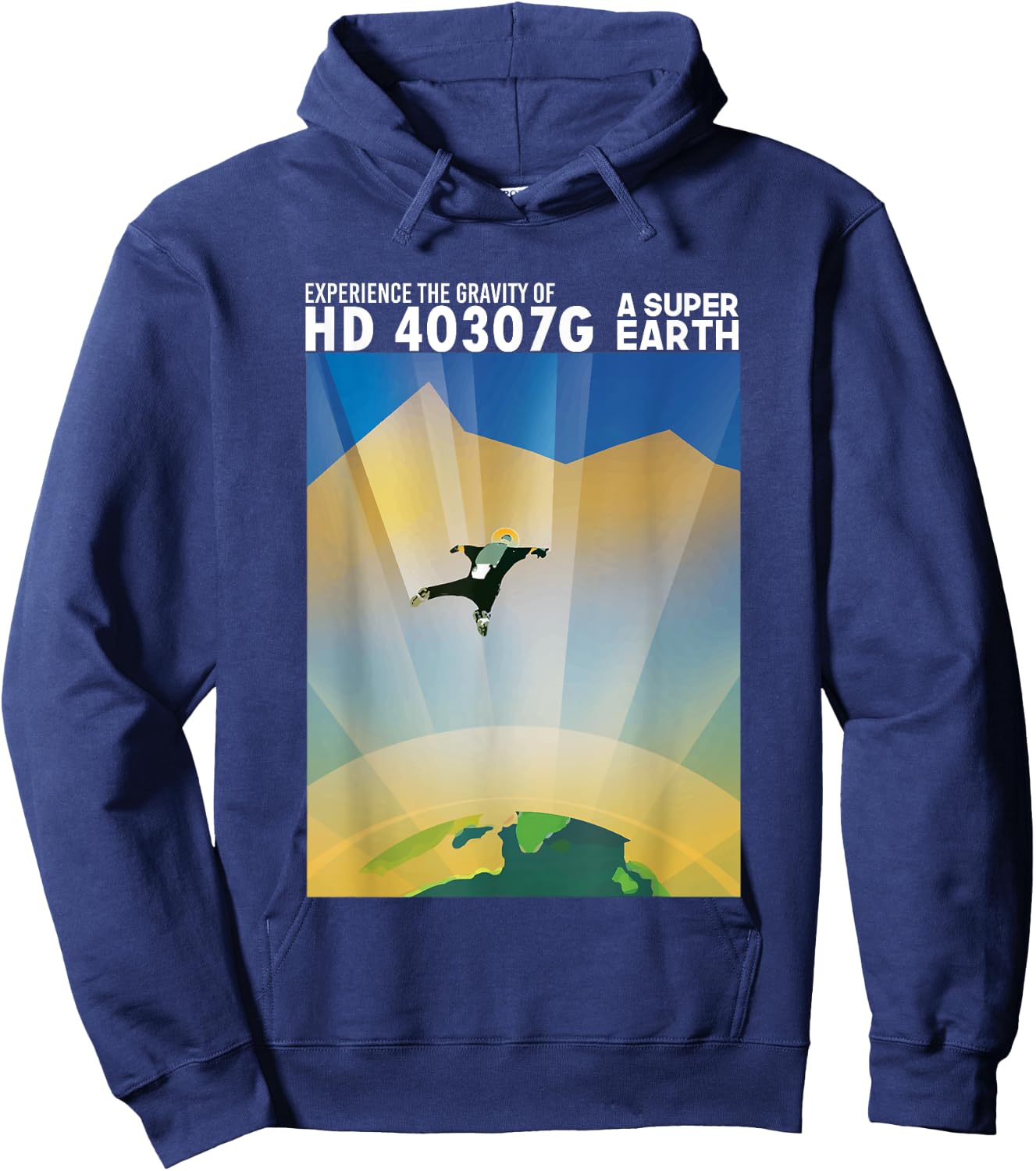 NASA Visions of The Future Super Earth HD 40307g Hoodie - Hoodie | Navy