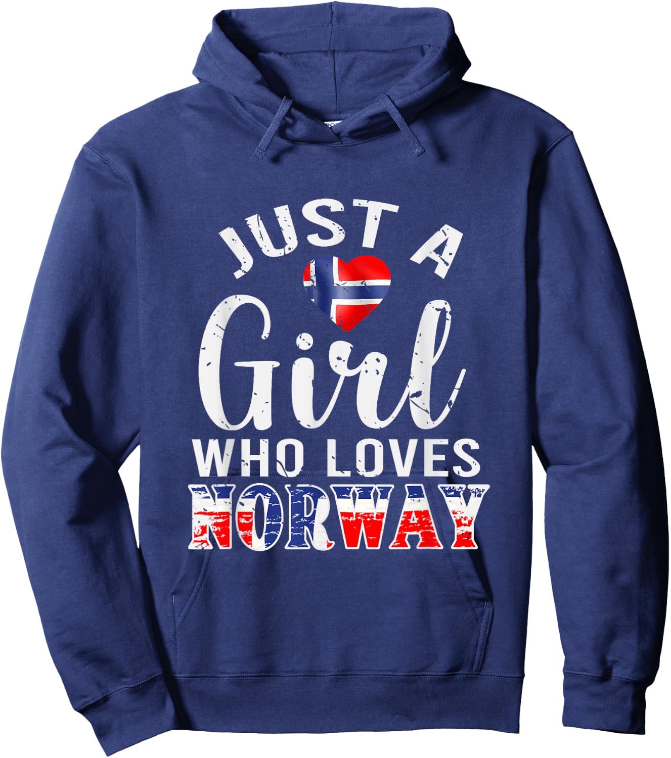 Norway Lover Norwegian Women Girls Gift Norway Hoodie - Hoodie | Navy