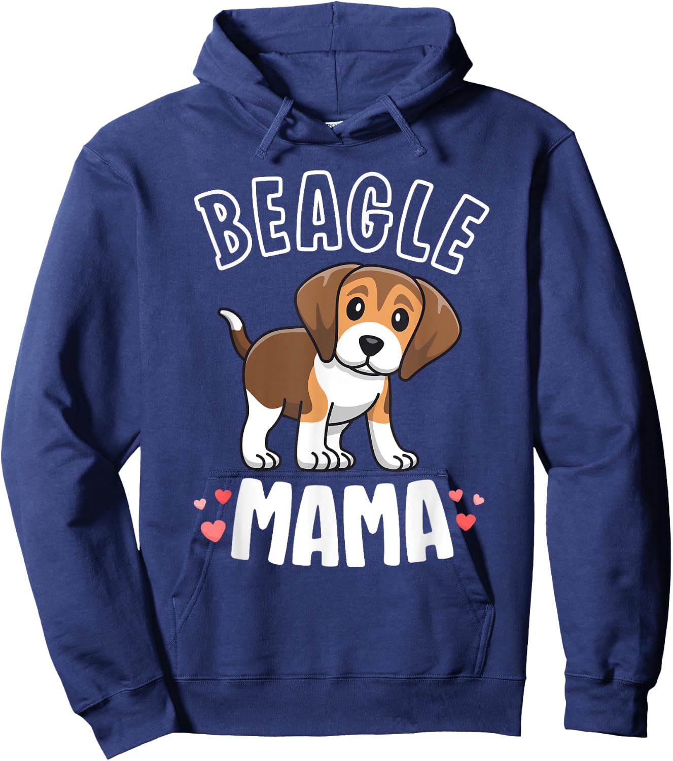 Beagle Mama Dog Mom Shirts Gift Beagle Lover Hoodie - Hoodie | Navy