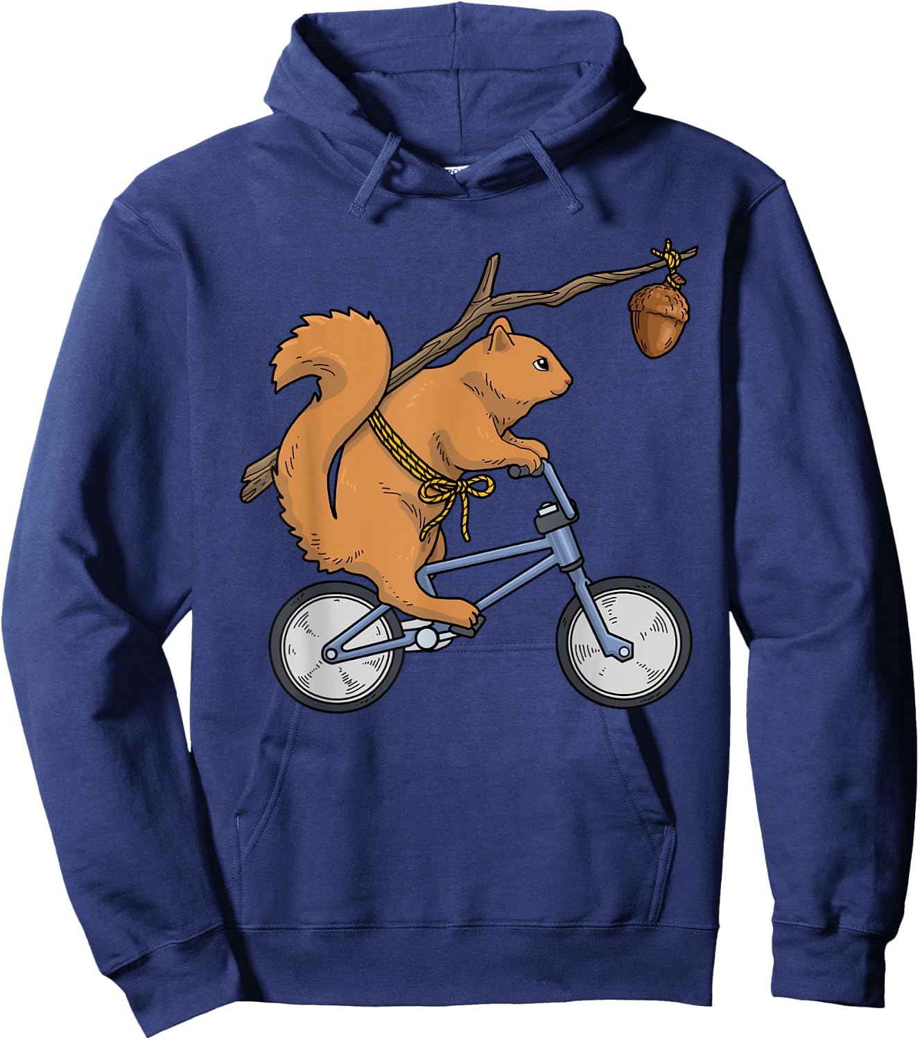 Bicycle Squirrel Women Squirrel Shirt Kids Birdfeeder Hoodie - Hoodie | Navy