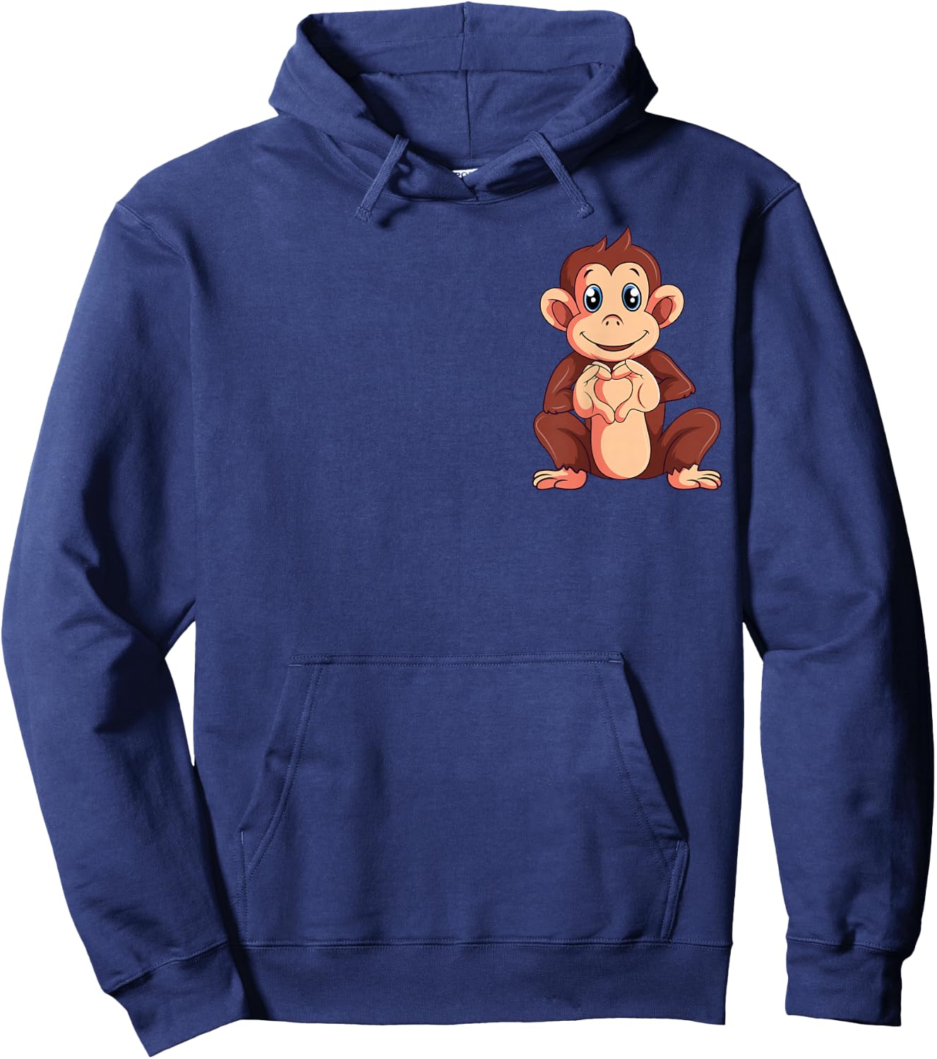Monkey Lover Boys Girls Kids Women Hoodie - Hoodie | Navy