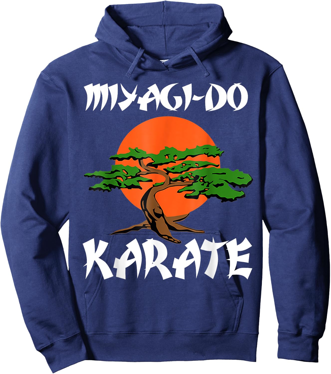Vintage New Miyagi-Do Karate Cool Bonsai Tree Gift youth Hoodie - Hoodie | Navy