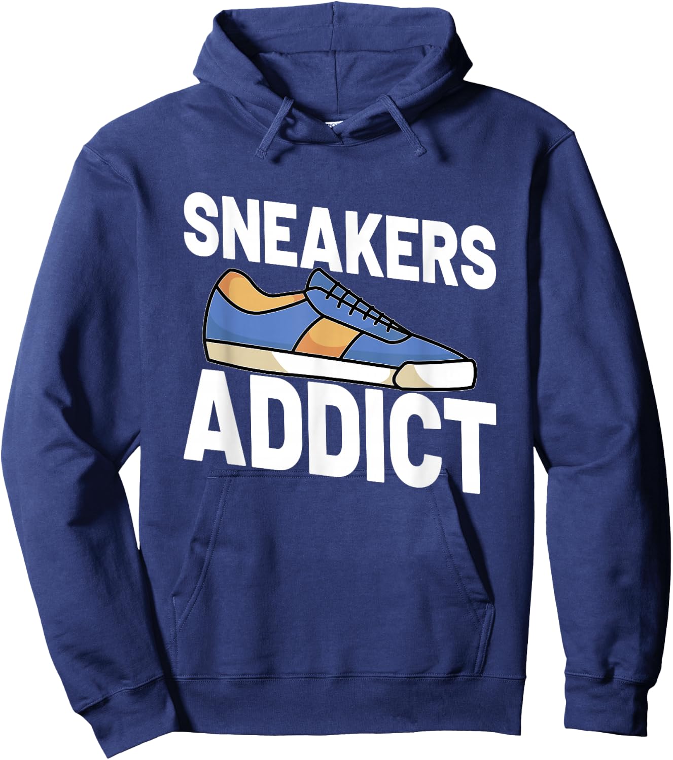 Sneaker Shoe Shoes Streetwear Basketball Fashion Hoodie - Hoodie | Navy