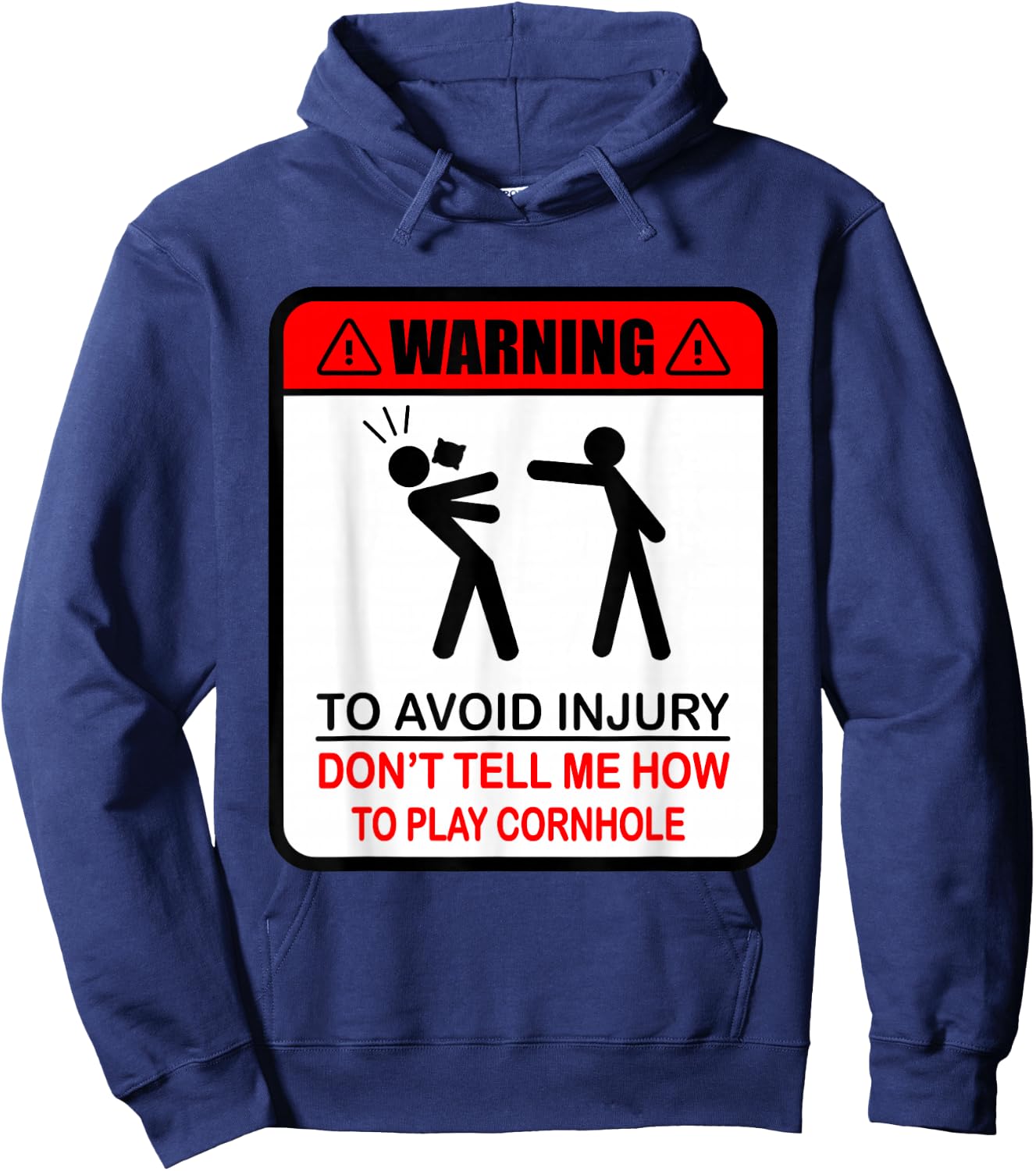 Cornhole Funny Player Don´t Tell Me How To Play Cornhole Hoodie - Hoodie | Navy