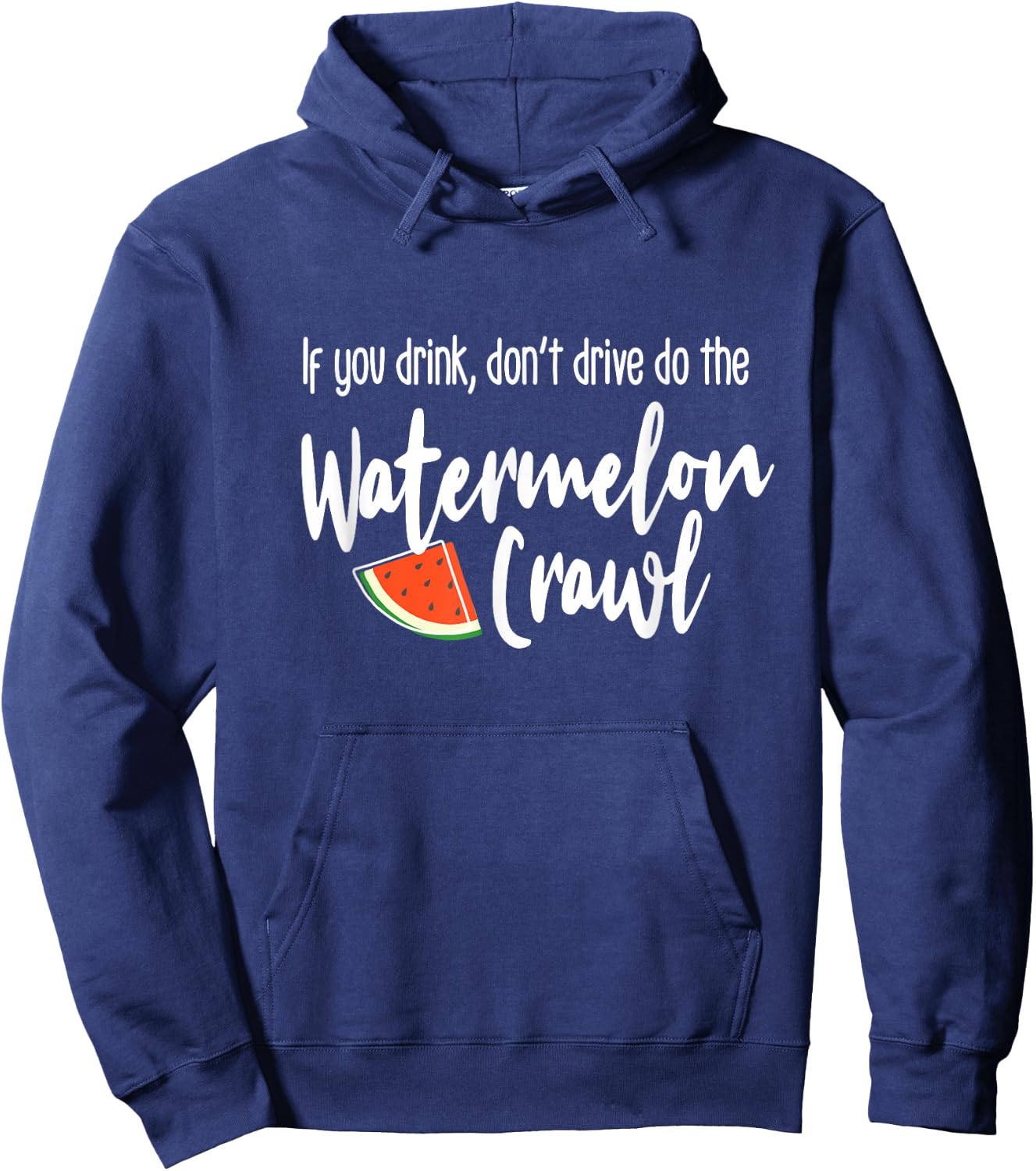 Watermelon Crawl Hoodie - Hoodie | Navy