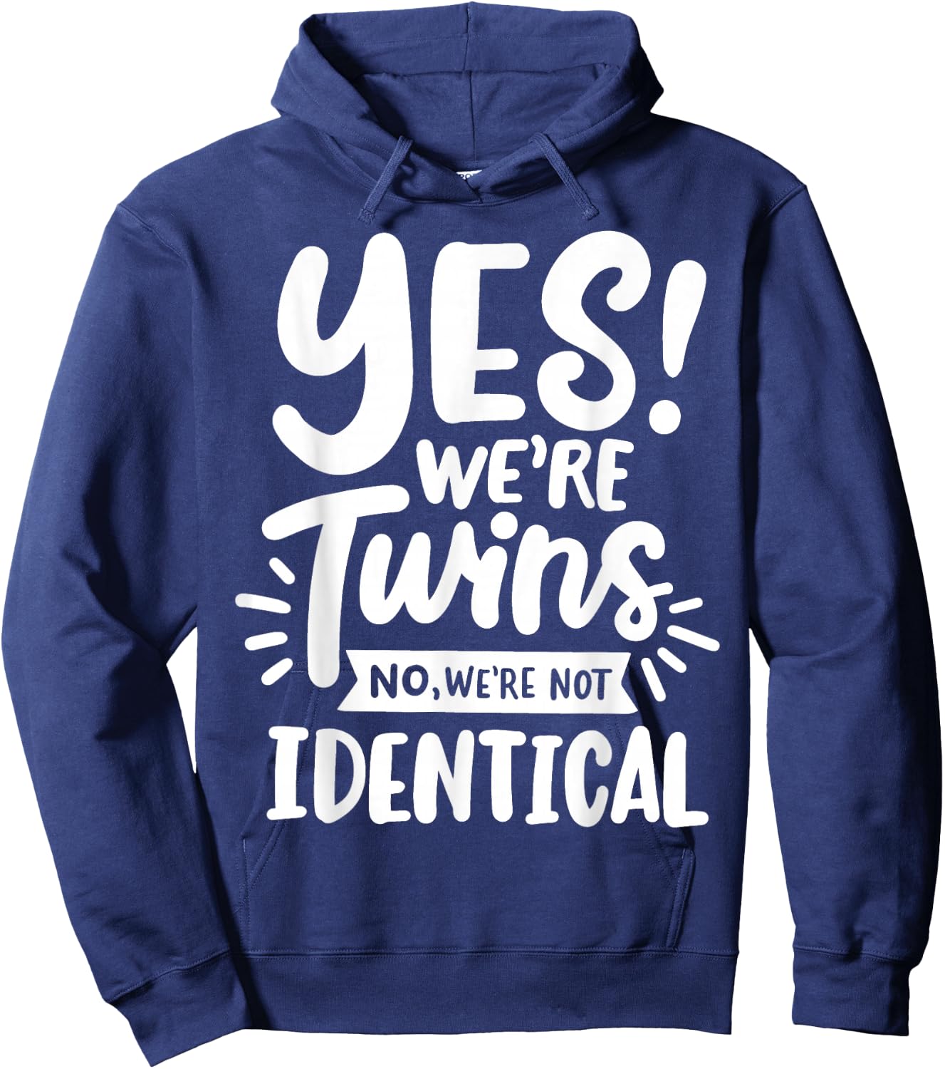 Twins Twin Brother Sister Hoodie - Hoodie | Navy