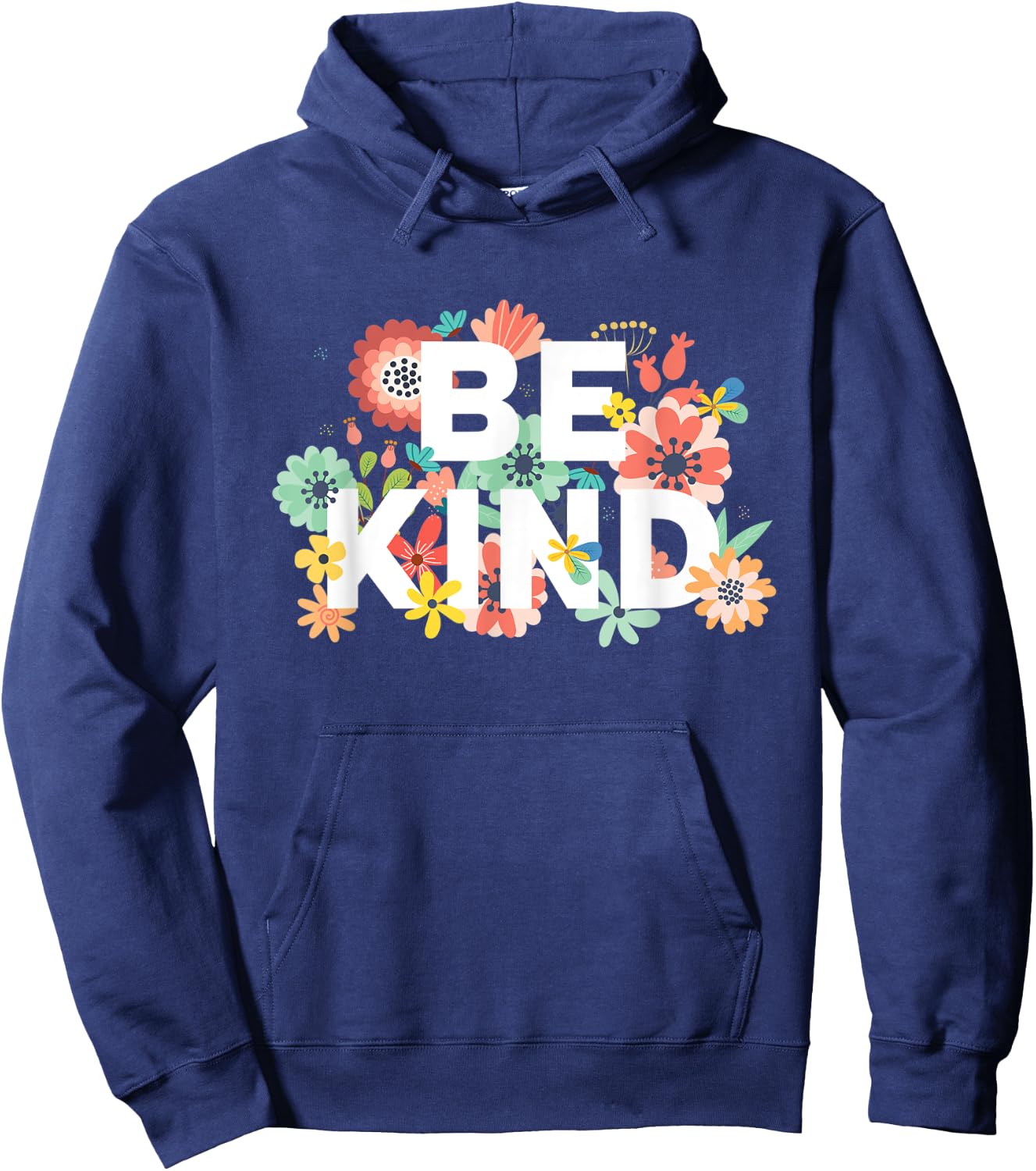Be Kind Cute Inspirational Blessed Woman Saying Hoodie - Hoodie | Navy
