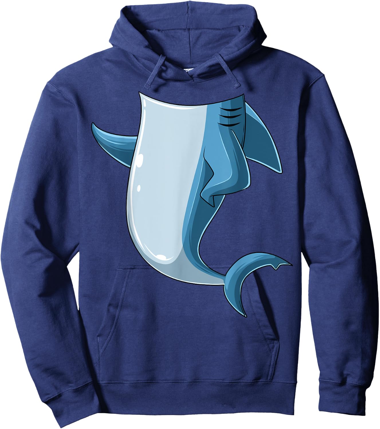 Easy Shark Costume Shark Body Headless Shark Costume Hoodie - Hoodie | Navy