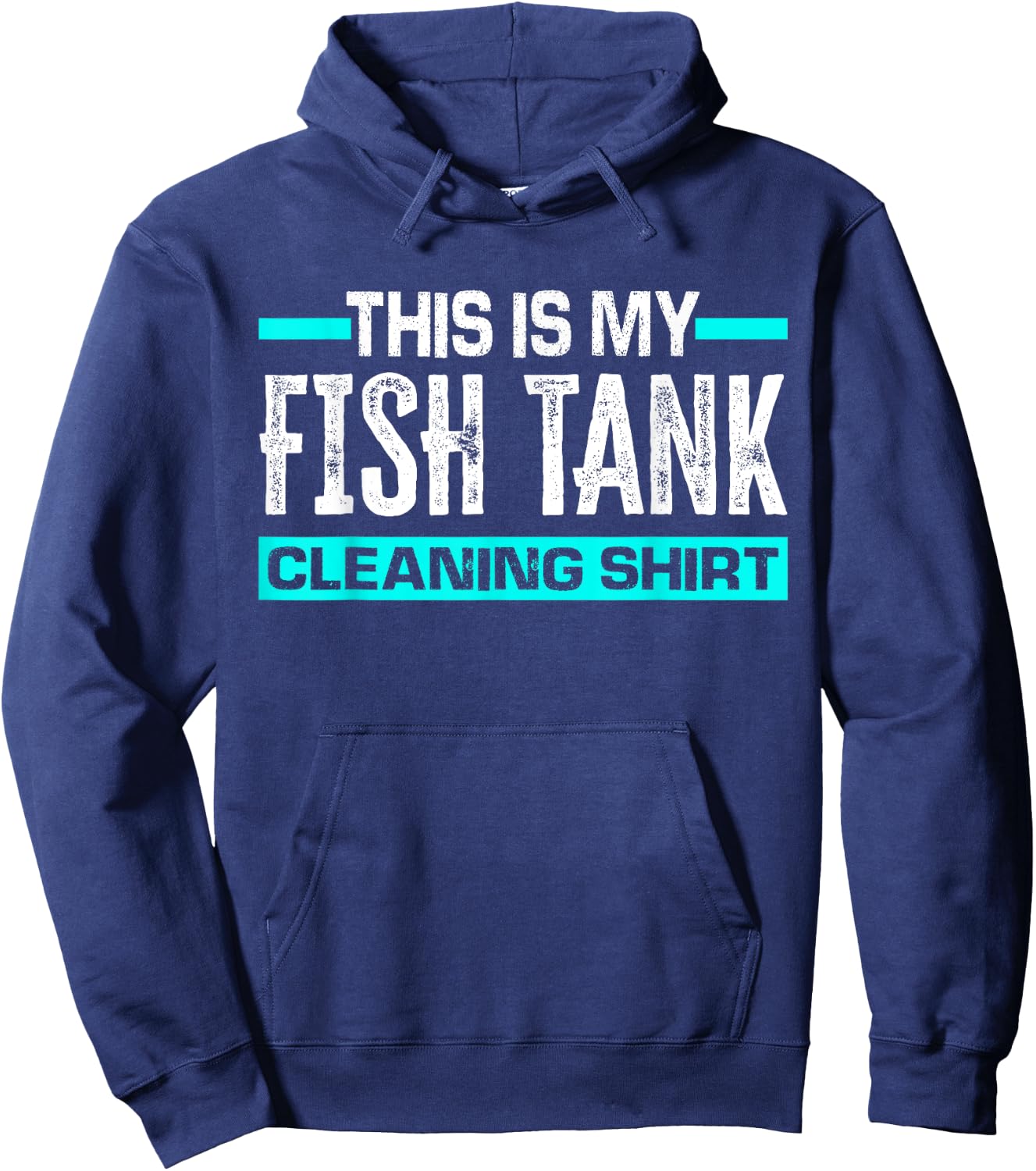 This Is My Fish Tank Cleaning Shirt Funny Aquarium Aquarist Hoodie - Hoodie | Navy