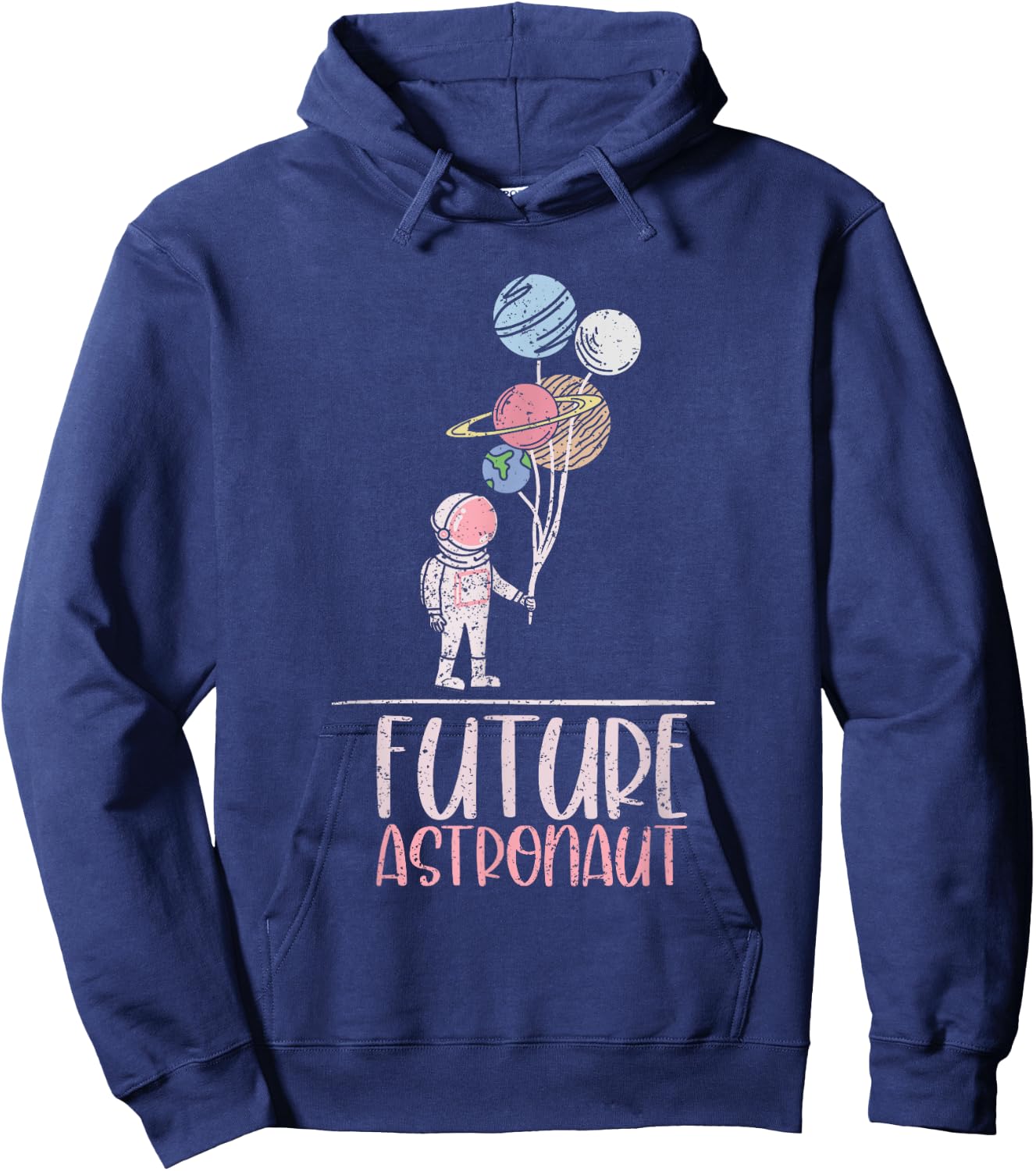 Outer Space Science Cosmonaut Kids Gift Future Astronaut Hoodie - Hoodie | Navy