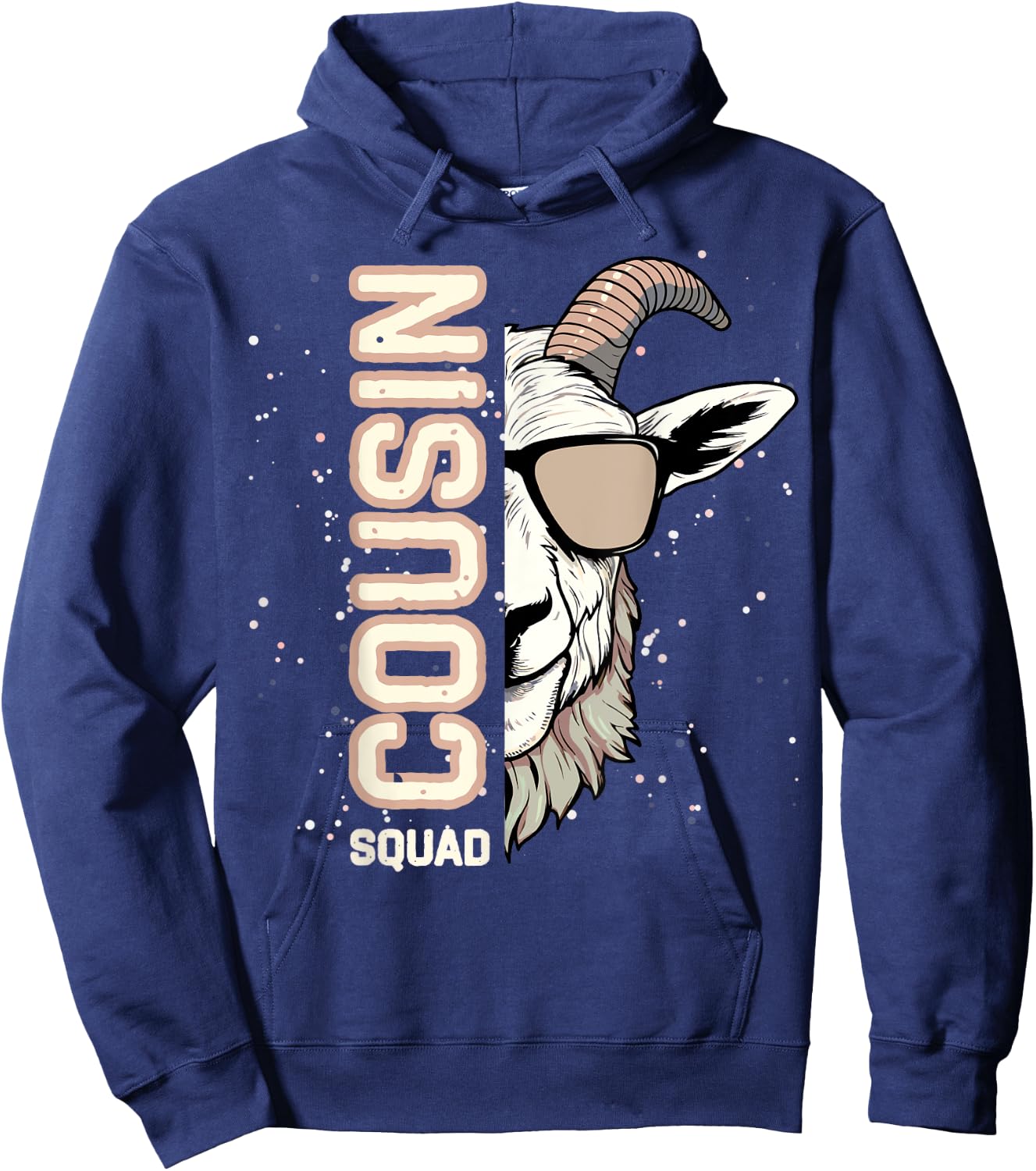 Goat Squad Cousin Crew for kids Boys Girls Chinese Zodiac Hoodie - Hoodie | Navy