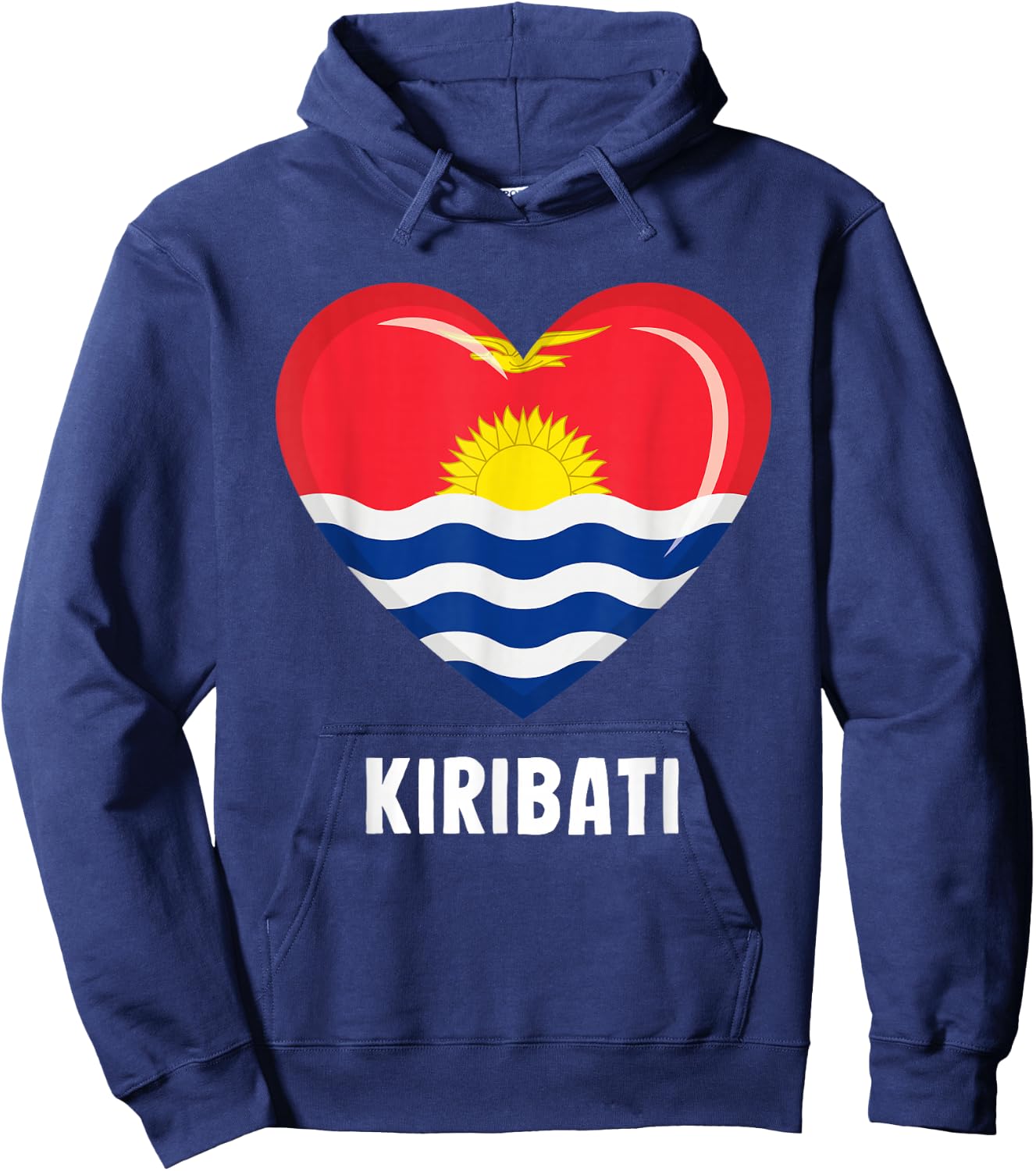 Kiribati Flag | I-Kiribati Hoodie - Hoodie | Navy