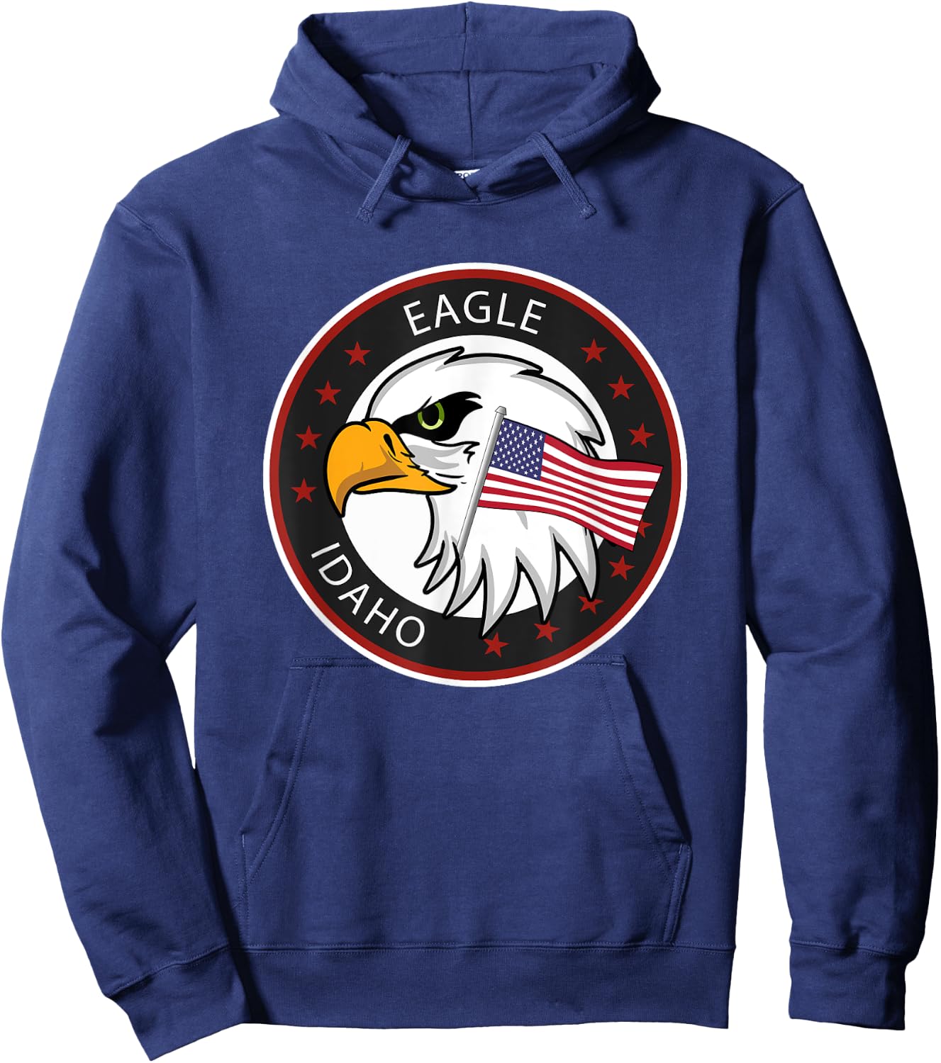 Eagle Idaho ID Hoodie - Hoodie | Navy