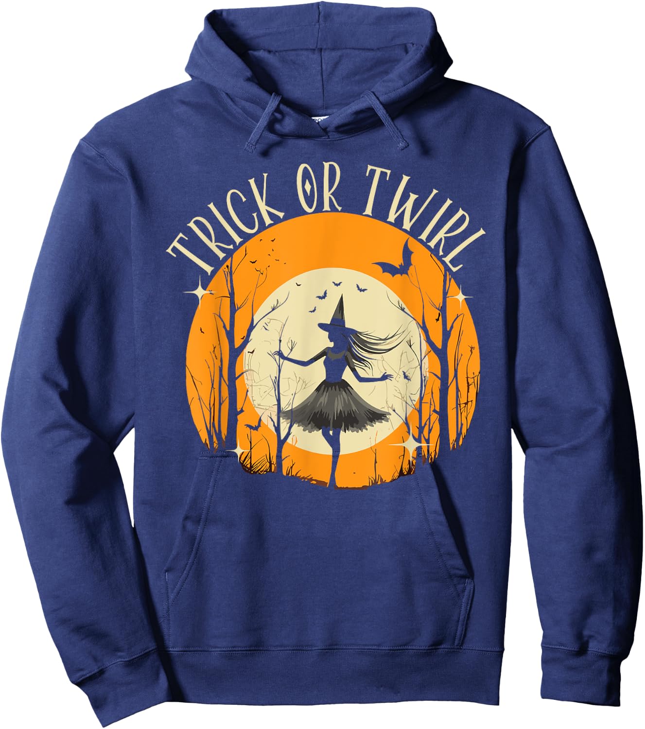 Halloween Ballerina Scary Trick Or Treat Spooky Ballet Hoodie - Hoodie | Navy