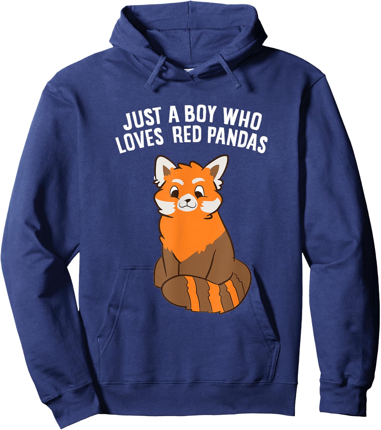 Just a Boy Who Loves Red Pandas Hoodie - Hoodie | Navy