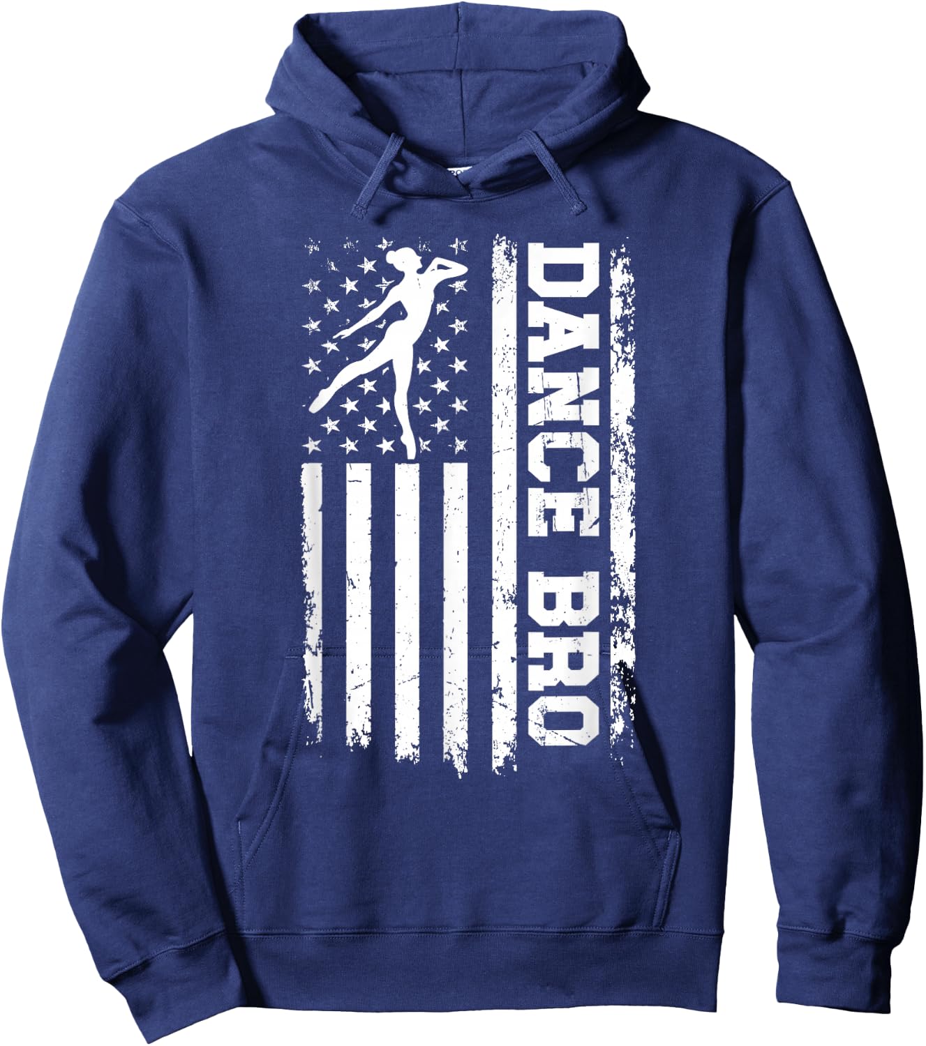 Dance Bro US Flag Dance Brother Of A Dancer Brother Hoodie - Hoodie | Navy