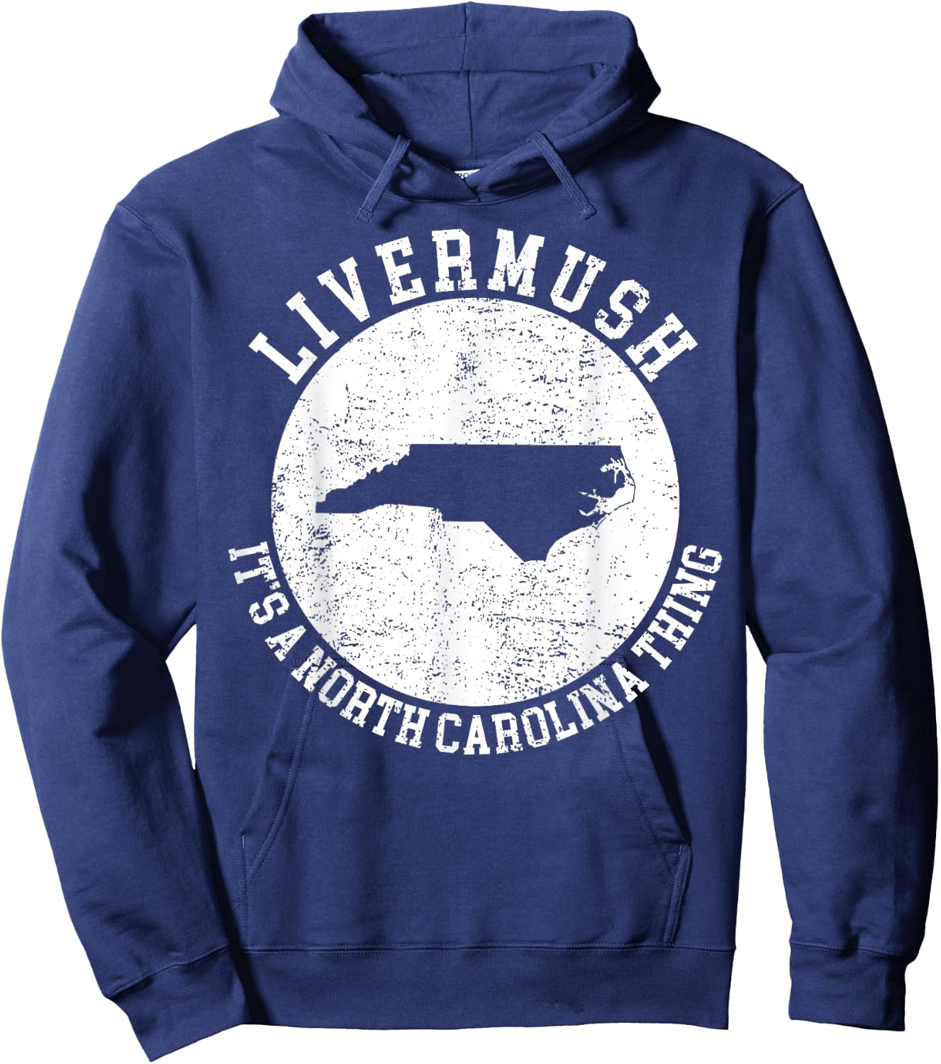 It's A North Carolina Thing Livermush Hoodie - Hoodie | Navy