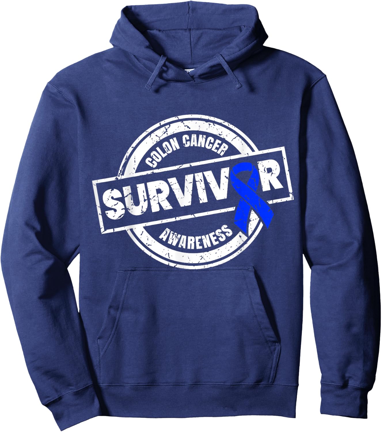 Colon Cancer Survivor Shirts Colon Cancer Awareness Month Hoodie - Hoodie | Navy